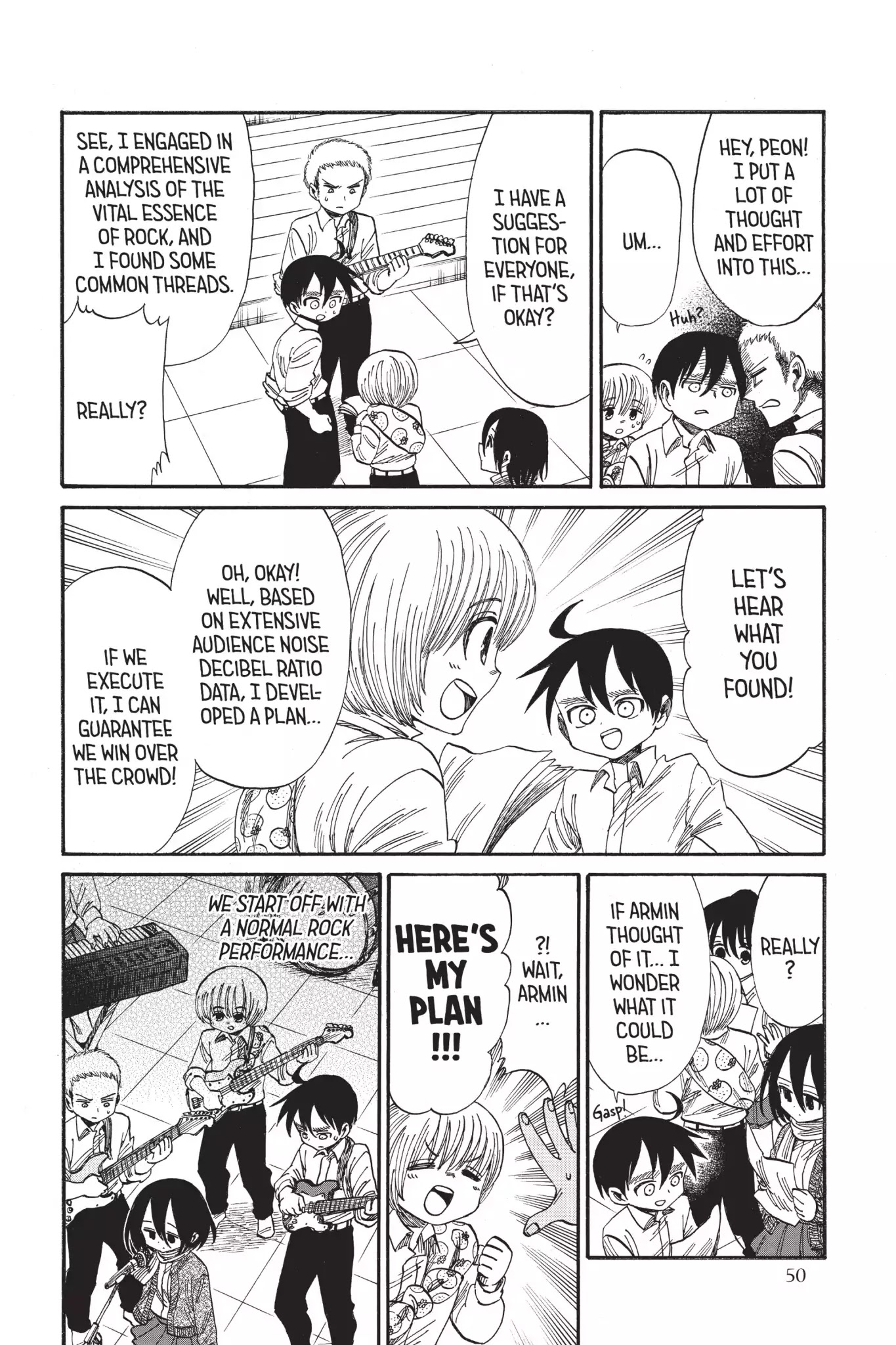 Attack on Titan: Junior High Chapter 34 page 4 - Chapter 34: Vol.3 34th Period: Forever Me