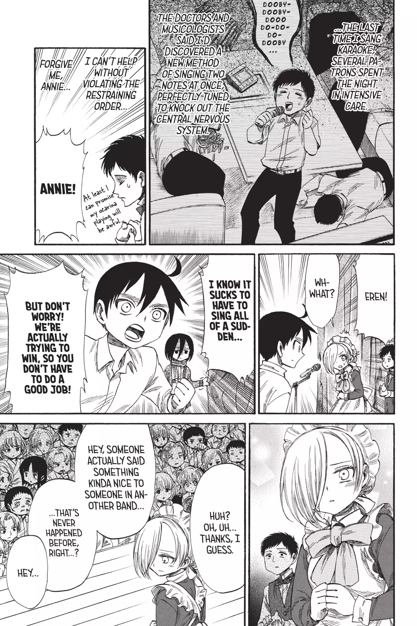 Attack on Titan: Junior High Chapter 35 page 12 - Chapter 35: Vol.3 35th Period: How To Take The Culture From A Culture Fair
