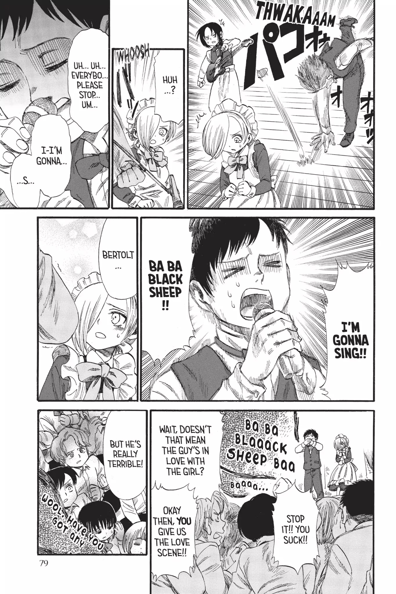 Attack on Titan: Junior High Chapter 35 page 14 - Chapter 35: Vol.3 35th Period: How To Take The Culture From A Culture Fair