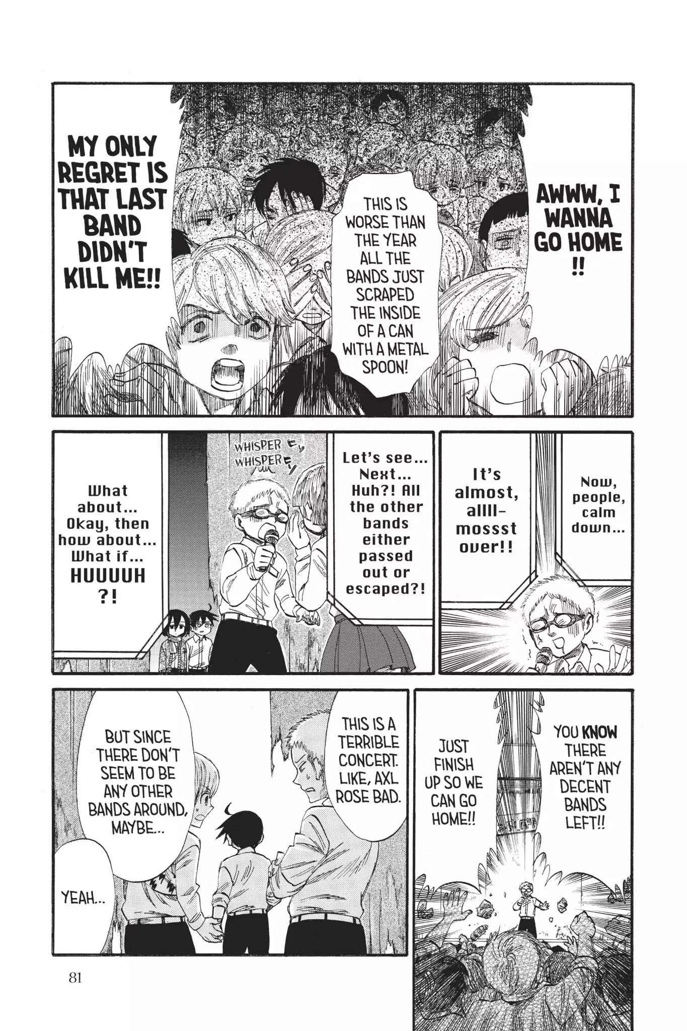 Attack on Titan: Junior High Chapter 35 page 16 - Chapter 35: Vol.3 35th Period: How To Take The Culture From A Culture Fair