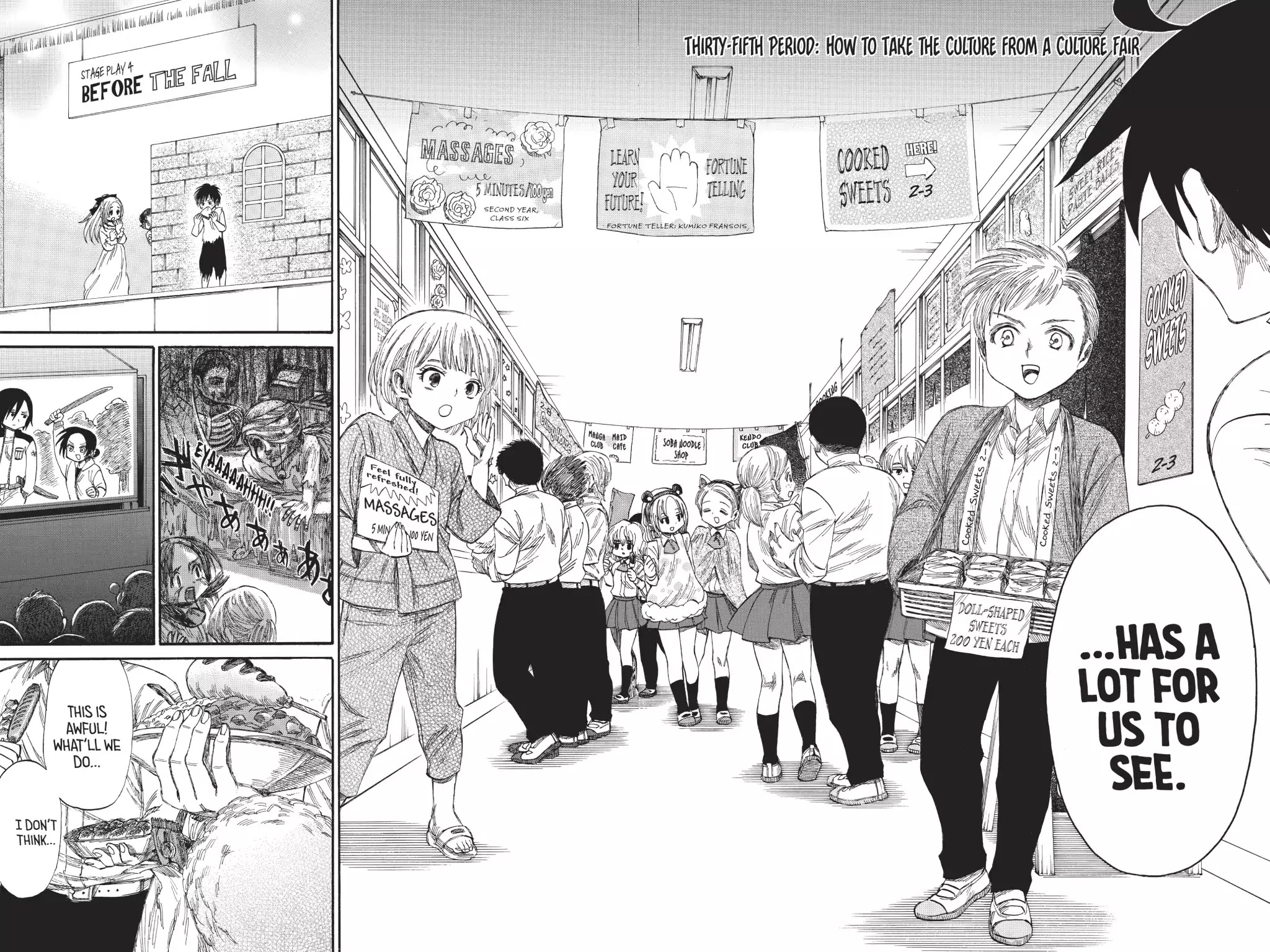 Attack on Titan: Junior High Chapter 35 page 2 - Chapter 35: Vol.3 35th Period: How To Take The Culture From A Culture Fair