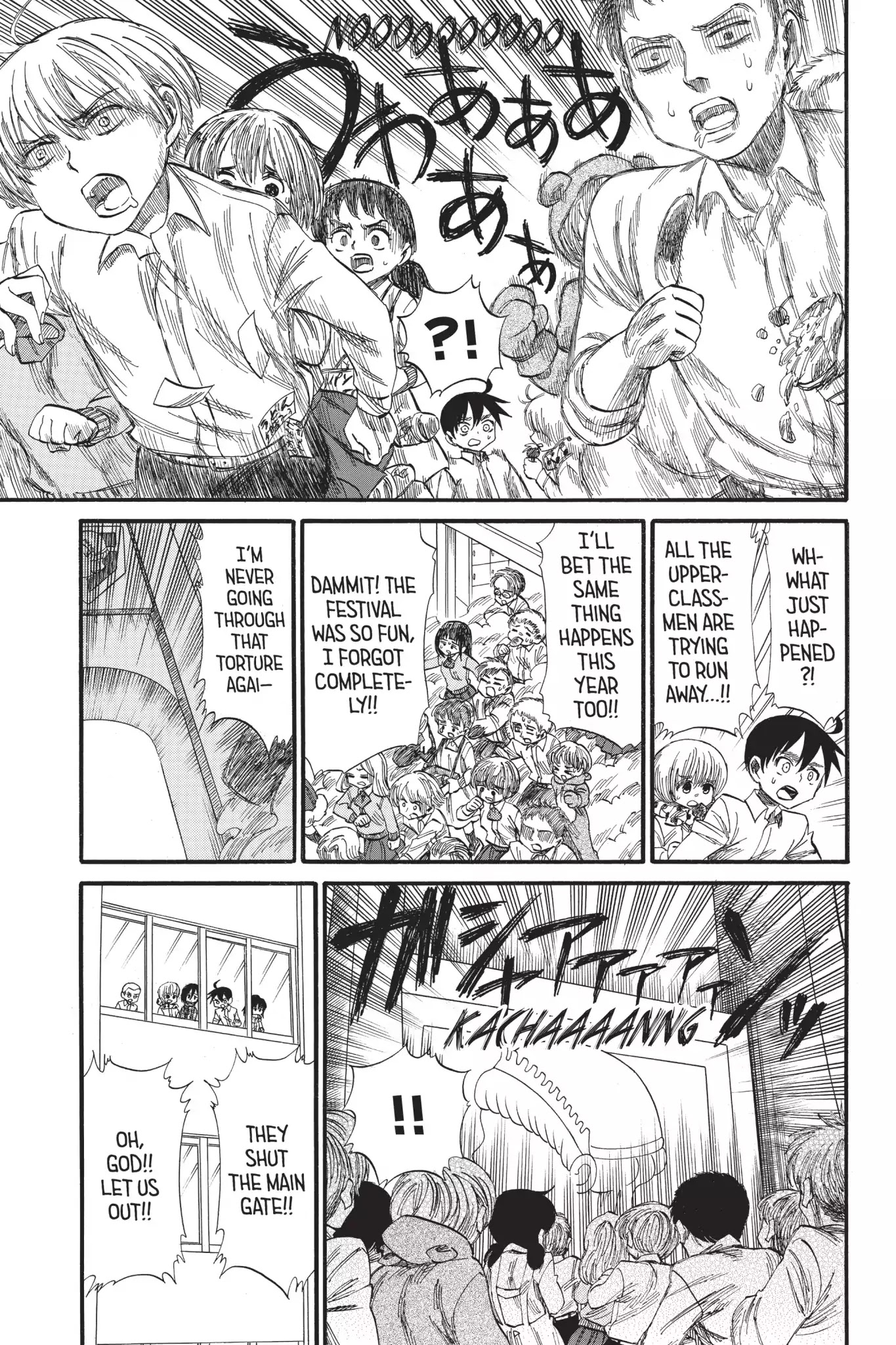 Attack on Titan: Junior High Chapter 35 page 4 - Chapter 35: Vol.3 35th Period: How To Take The Culture From A Culture Fair