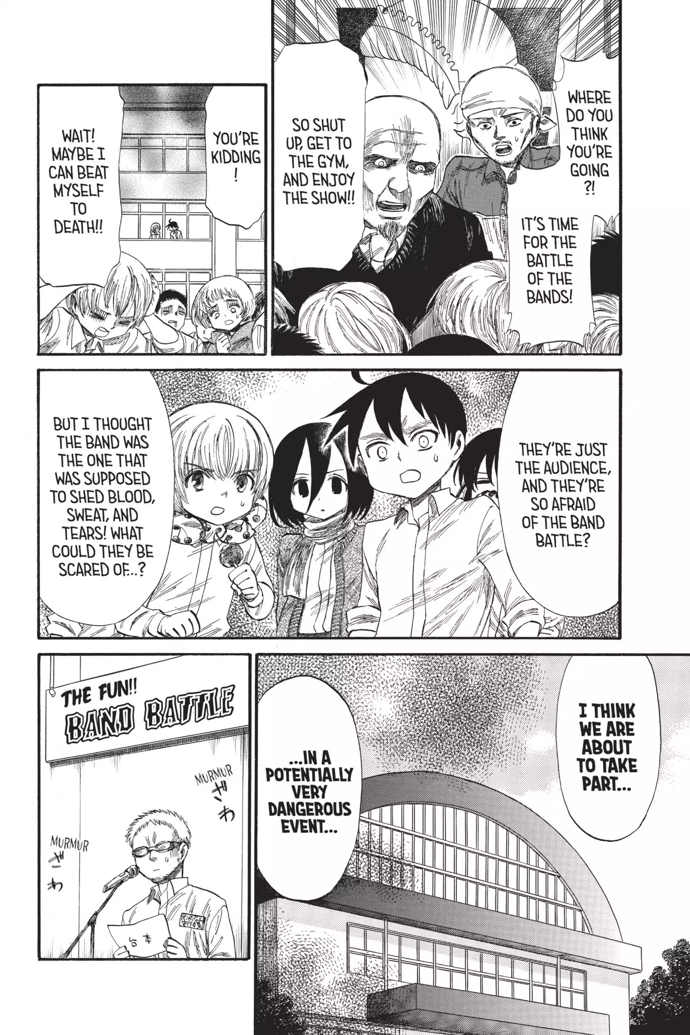 Attack on Titan: Junior High Chapter 35 page 5 - Chapter 35: Vol.3 35th Period: How To Take The Culture From A Culture Fair
