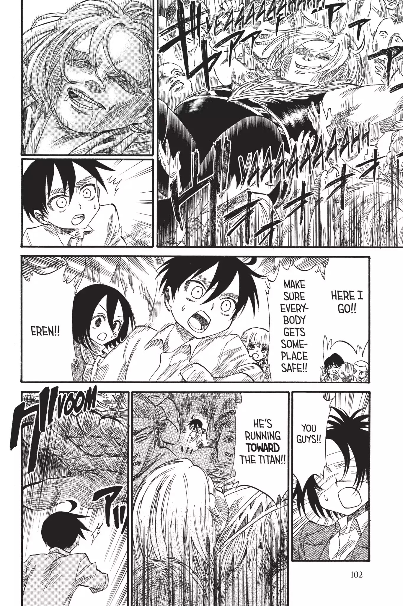 Attack on Titan: Junior High Chapter 36 page 10 - Chapter 36: Vol.3 36th Period: My Young Heart Tickled By Blindfolds