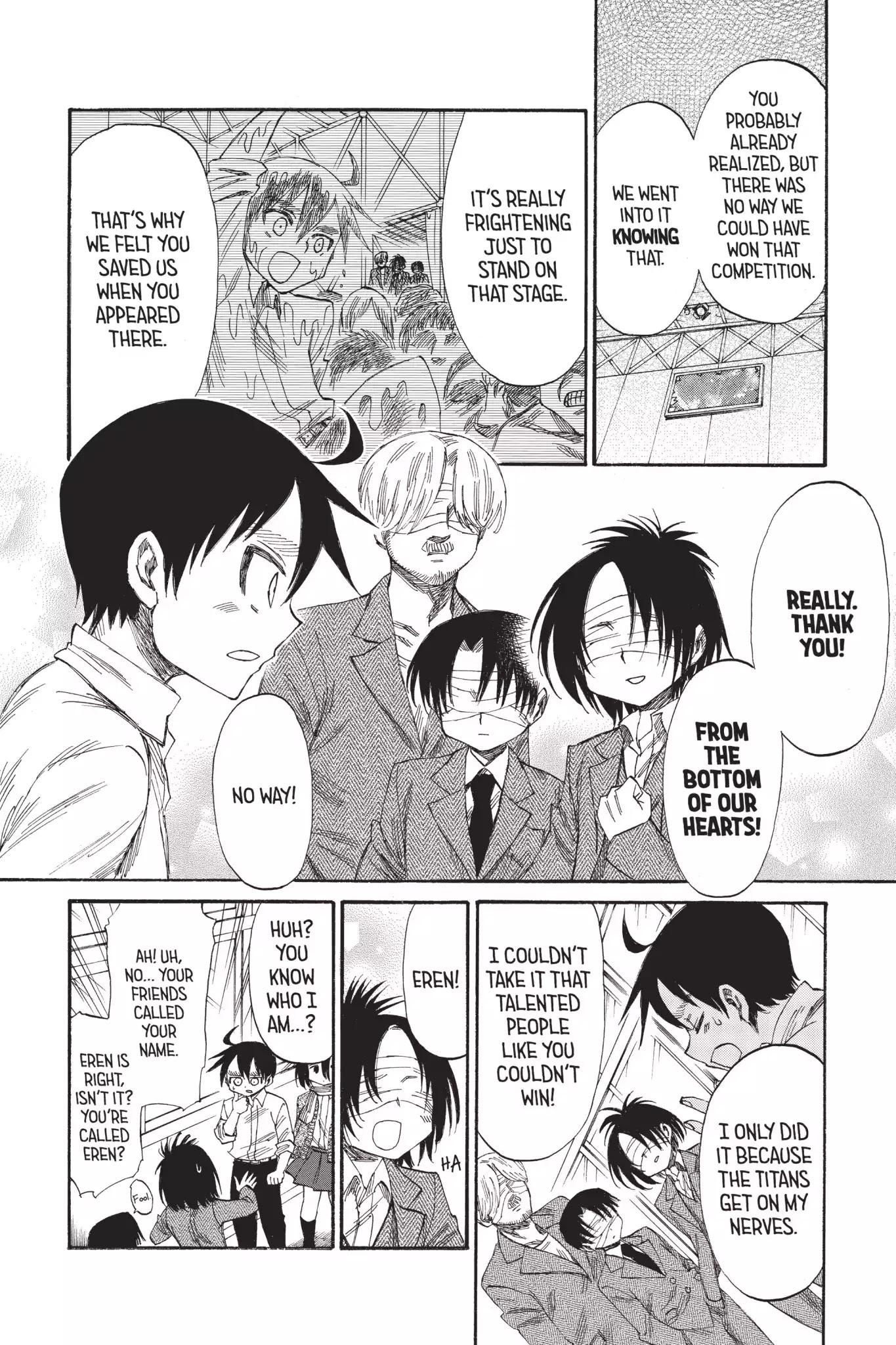 Attack on Titan: Junior High Chapter 36 page 18 - Chapter 36: Vol.3 36th Period: My Young Heart Tickled By Blindfolds