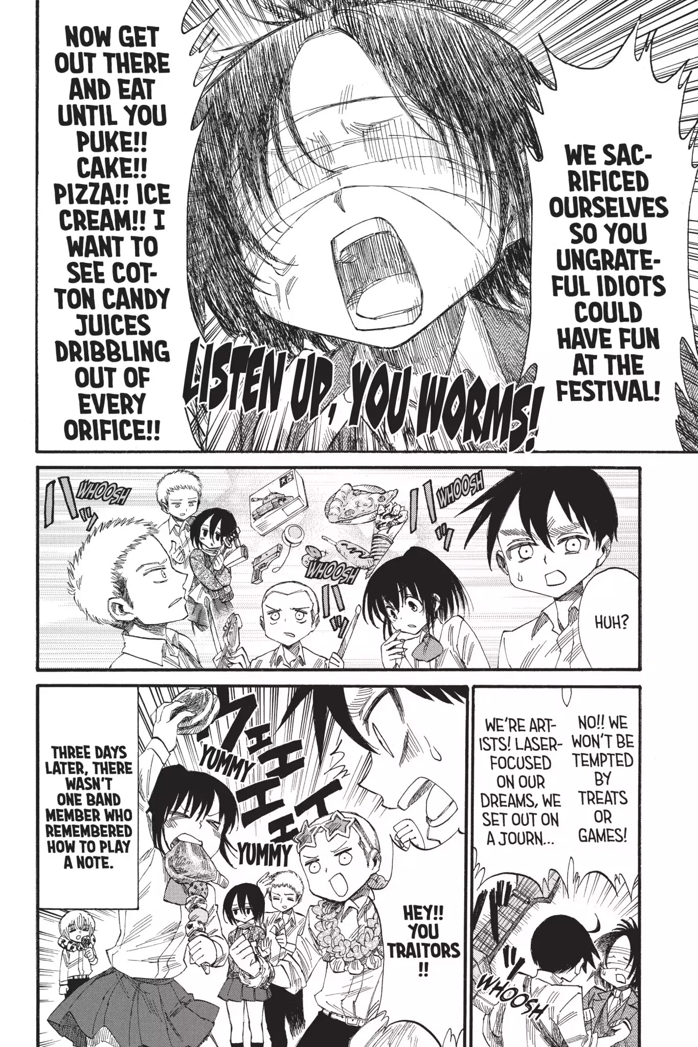 Attack on Titan: Junior High Chapter 36 page 20 - Chapter 36: Vol.3 36th Period: My Young Heart Tickled By Blindfolds