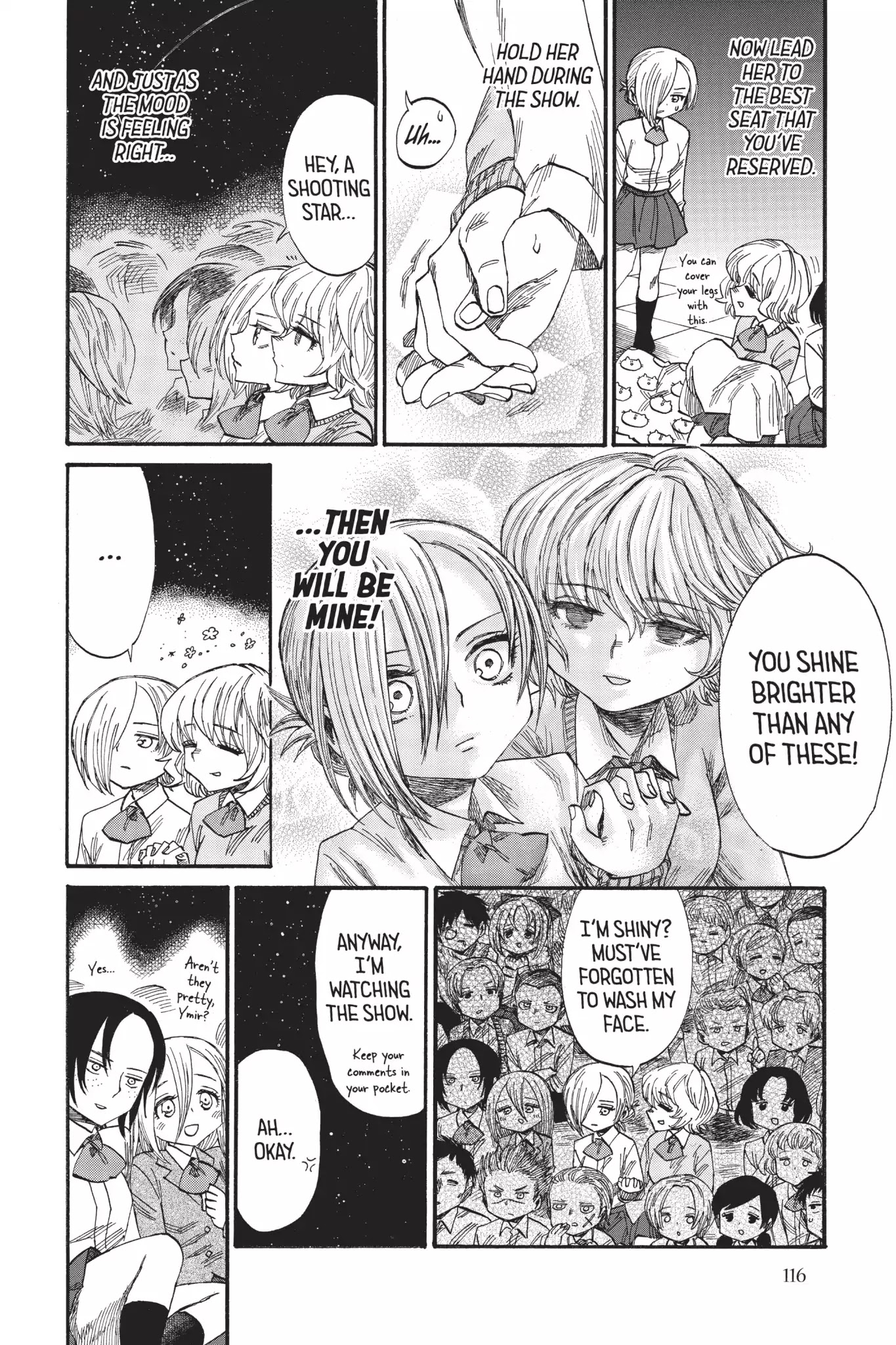 Attack on Titan: Junior High Chapter 37 page 4 - Chapter 37: Vol.3 37th Period: Ms. Can-Do Is Ms. Popular
