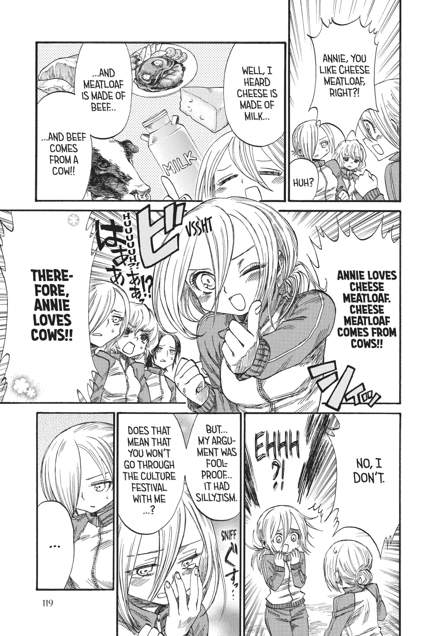 Attack on Titan: Junior High Chapter 37 page 7 - Chapter 37: Vol.3 37th Period: Ms. Can-Do Is Ms. Popular