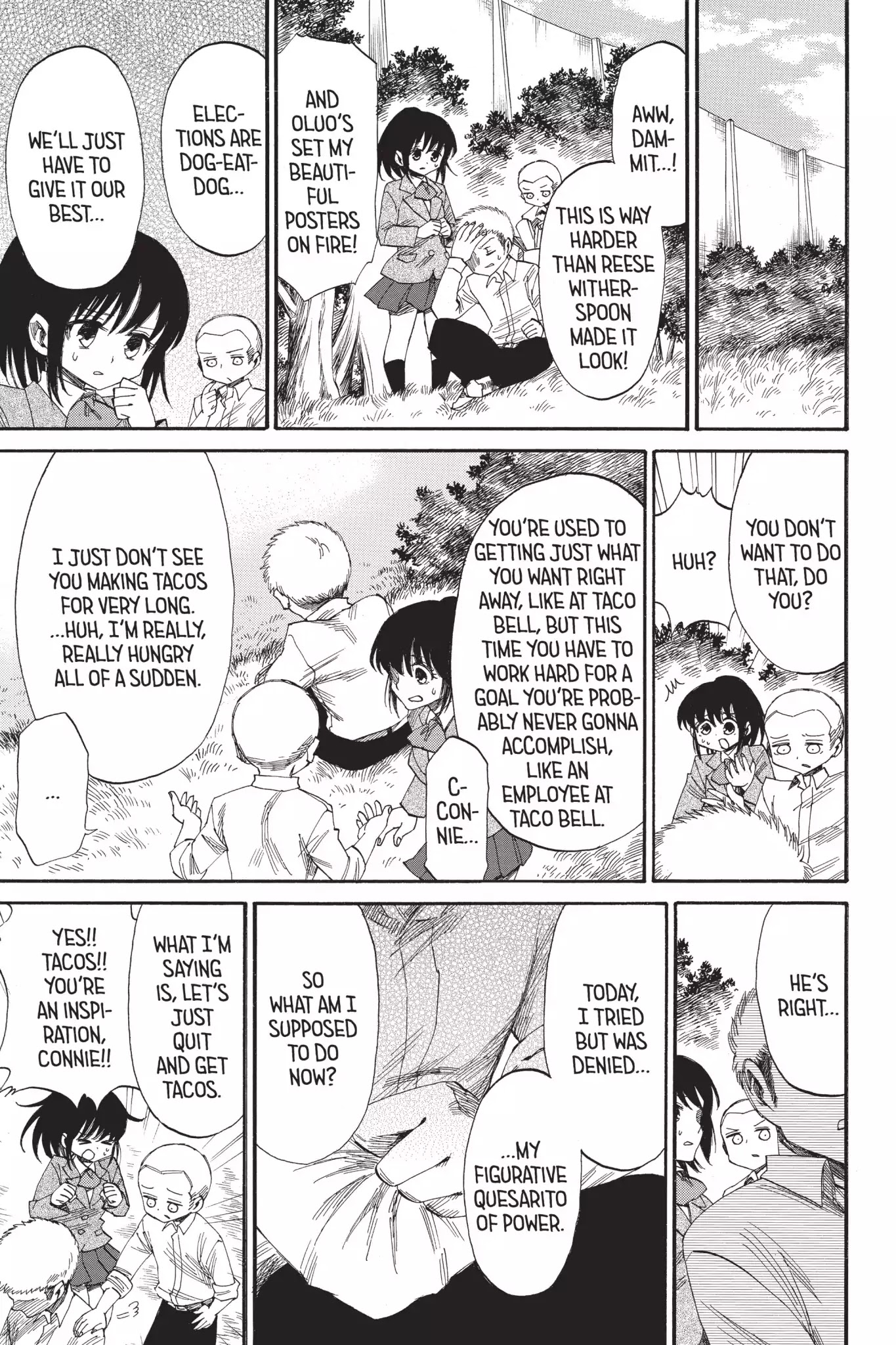 Attack on Titan: Junior High Chapter 38 page 15 - Chapter 38: Vol.3 38th Period: Everybody Wants To Rude The School