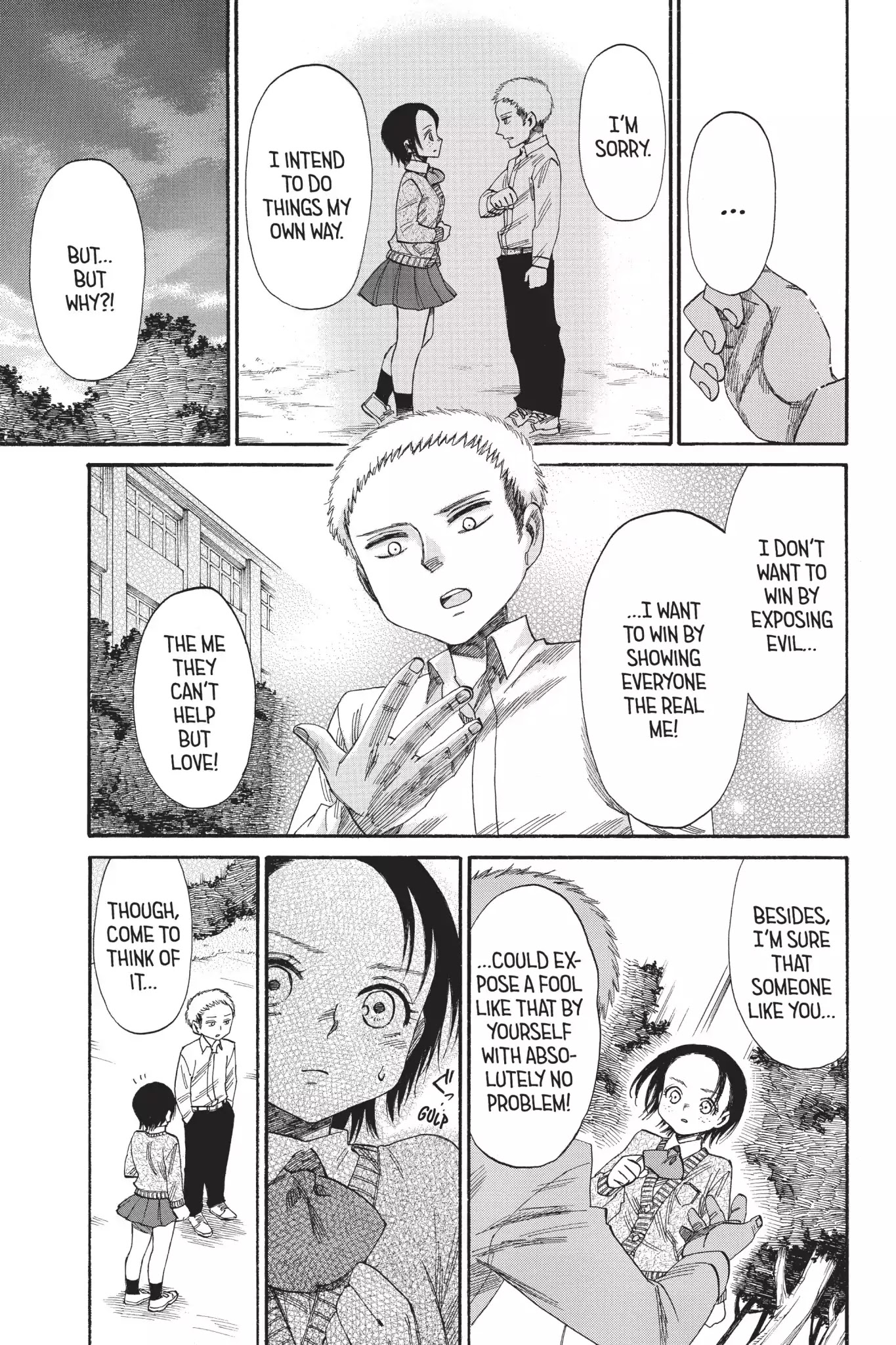 Attack on Titan: Junior High Chapter 39 page 13 - Chapter 39: Vol.3 39th Period: Ilse's Rage