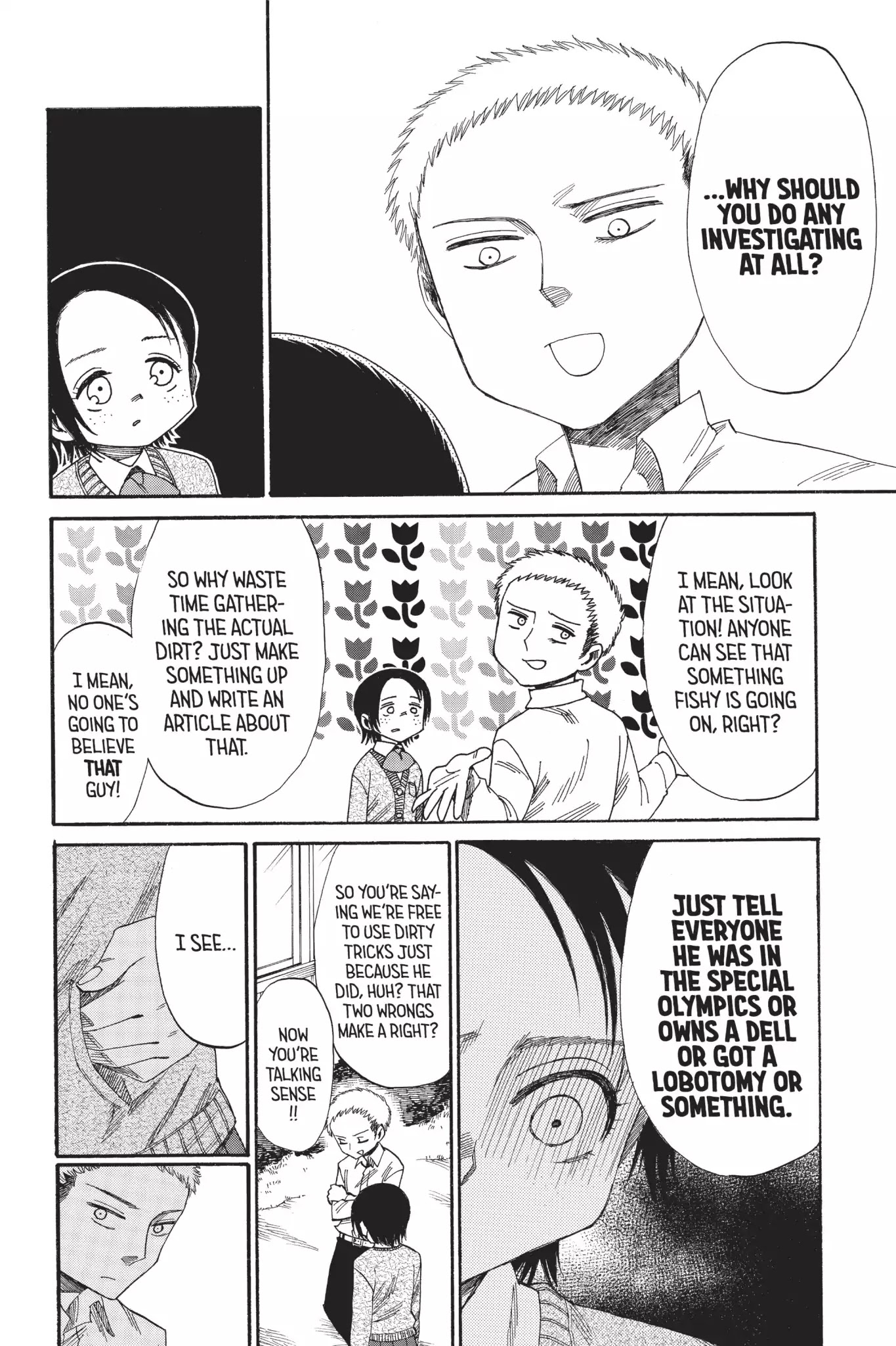 Attack on Titan: Junior High Chapter 39 page 14 - Chapter 39: Vol.3 39th Period: Ilse's Rage