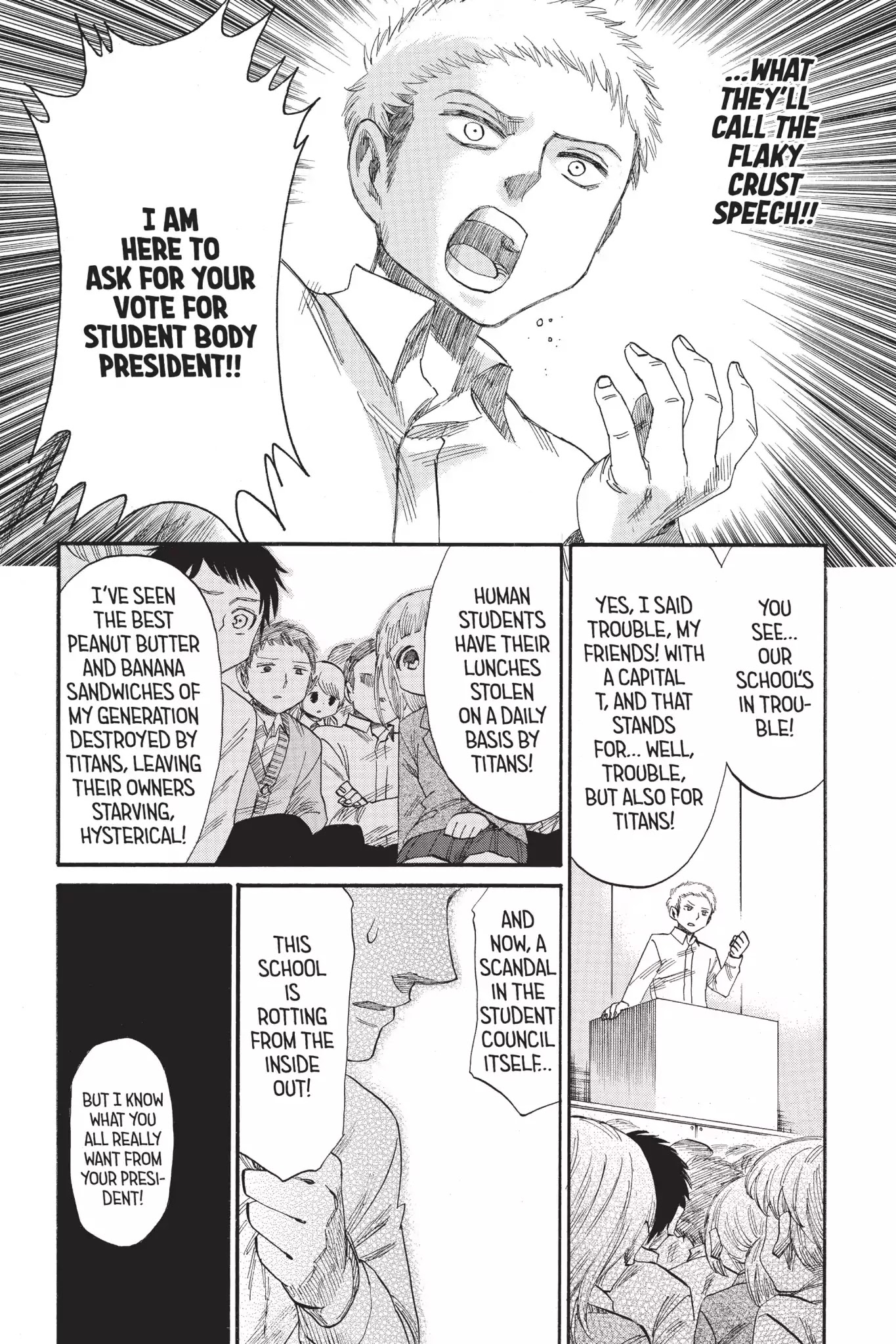 Attack on Titan: Junior High Chapter 39 page 4 - Chapter 39: Vol.3 39th Period: Ilse's Rage