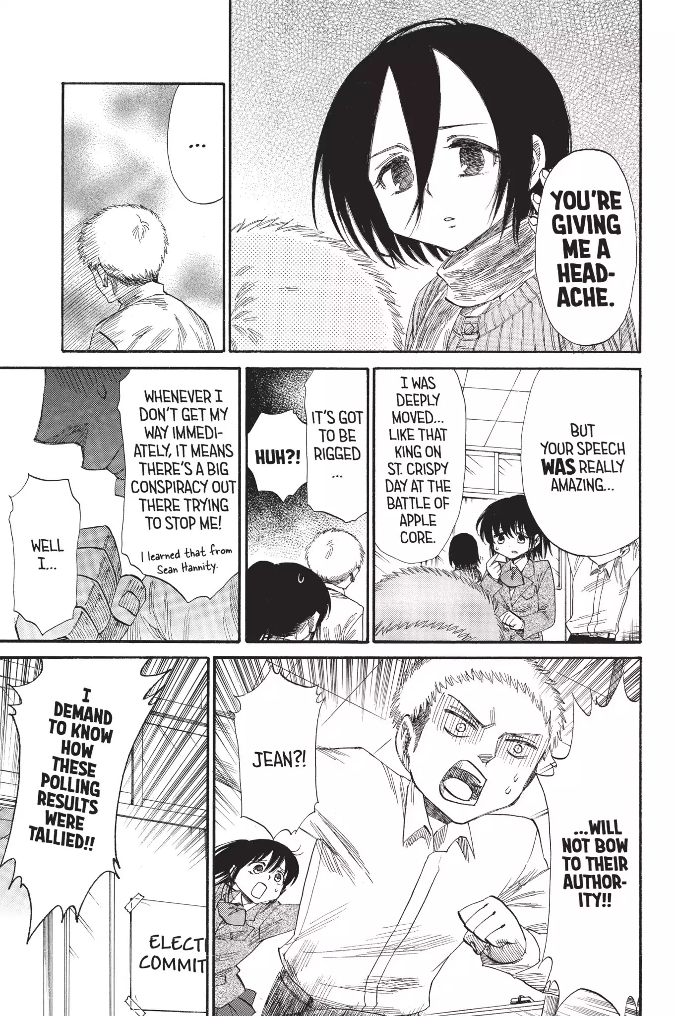 Attack on Titan: Junior High Chapter 39 page 7 - Chapter 39: Vol.3 39th Period: Ilse's Rage