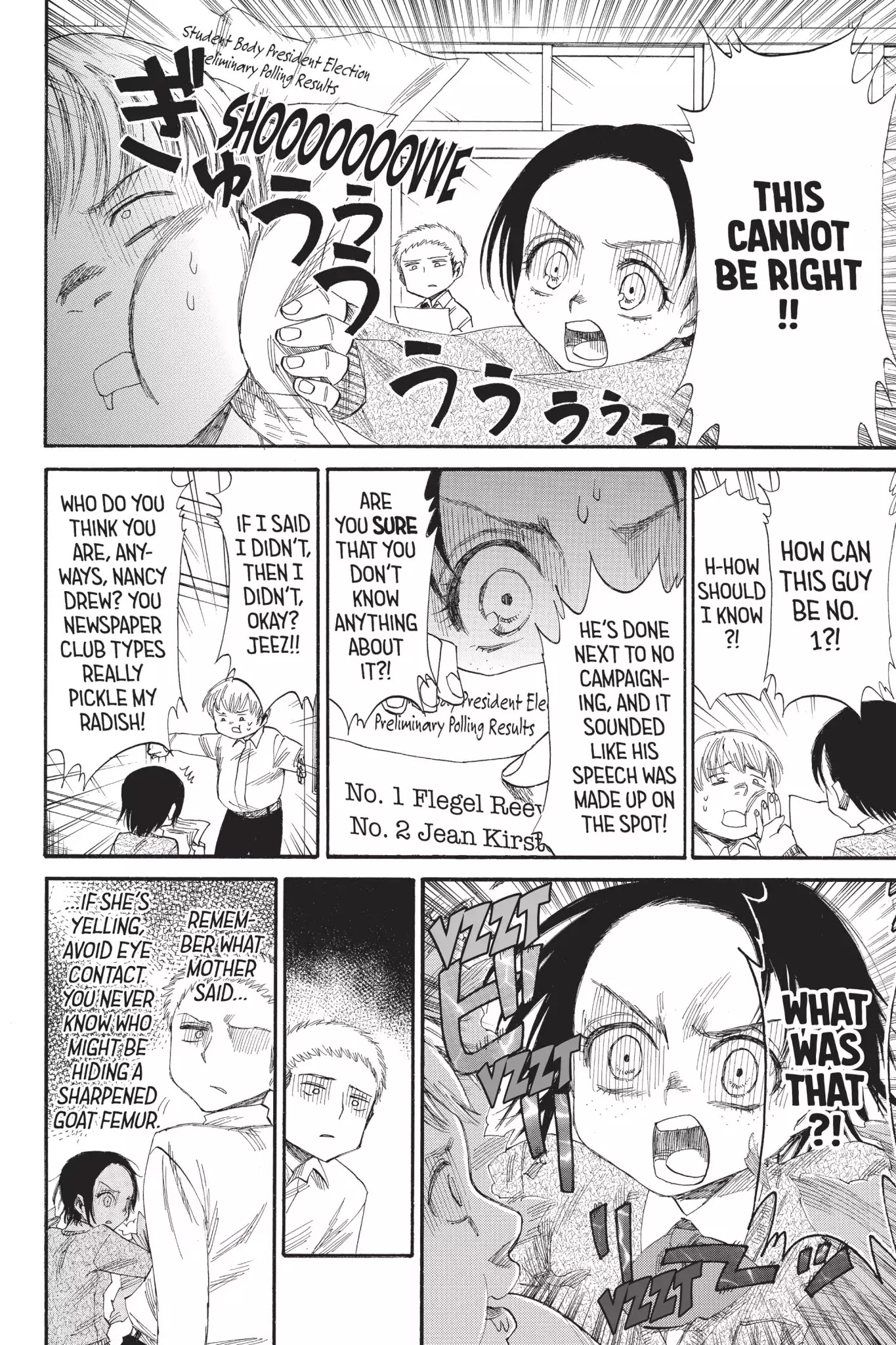 Attack on Titan: Junior High Chapter 39 page 8 - Chapter 39: Vol.3 39th Period: Ilse's Rage
