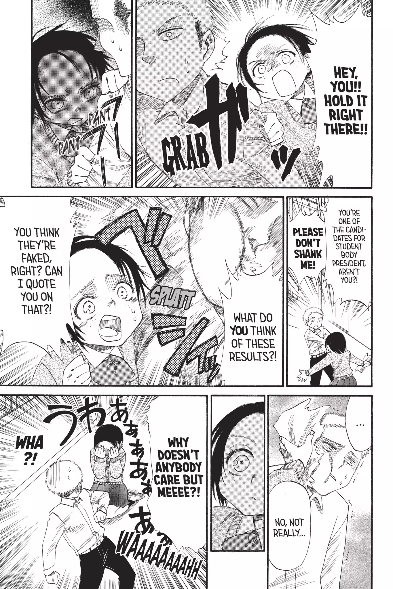 Attack on Titan: Junior High Chapter 39 page 9 - Chapter 39: Vol.3 39th Period: Ilse's Rage