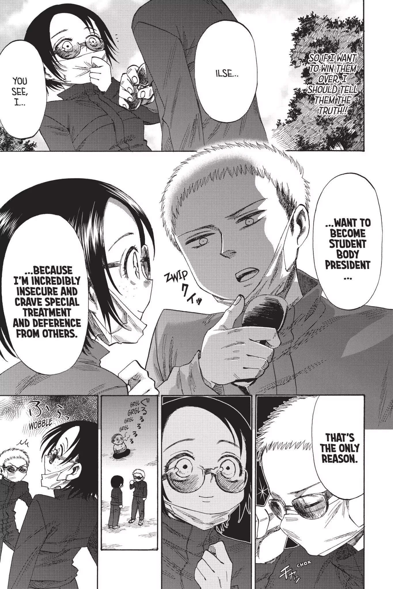 Attack on Titan: Junior High Chapter 40 page 19 - Chapter 40: Vol.3 40th Period: Do, A Donut, A Female Eating