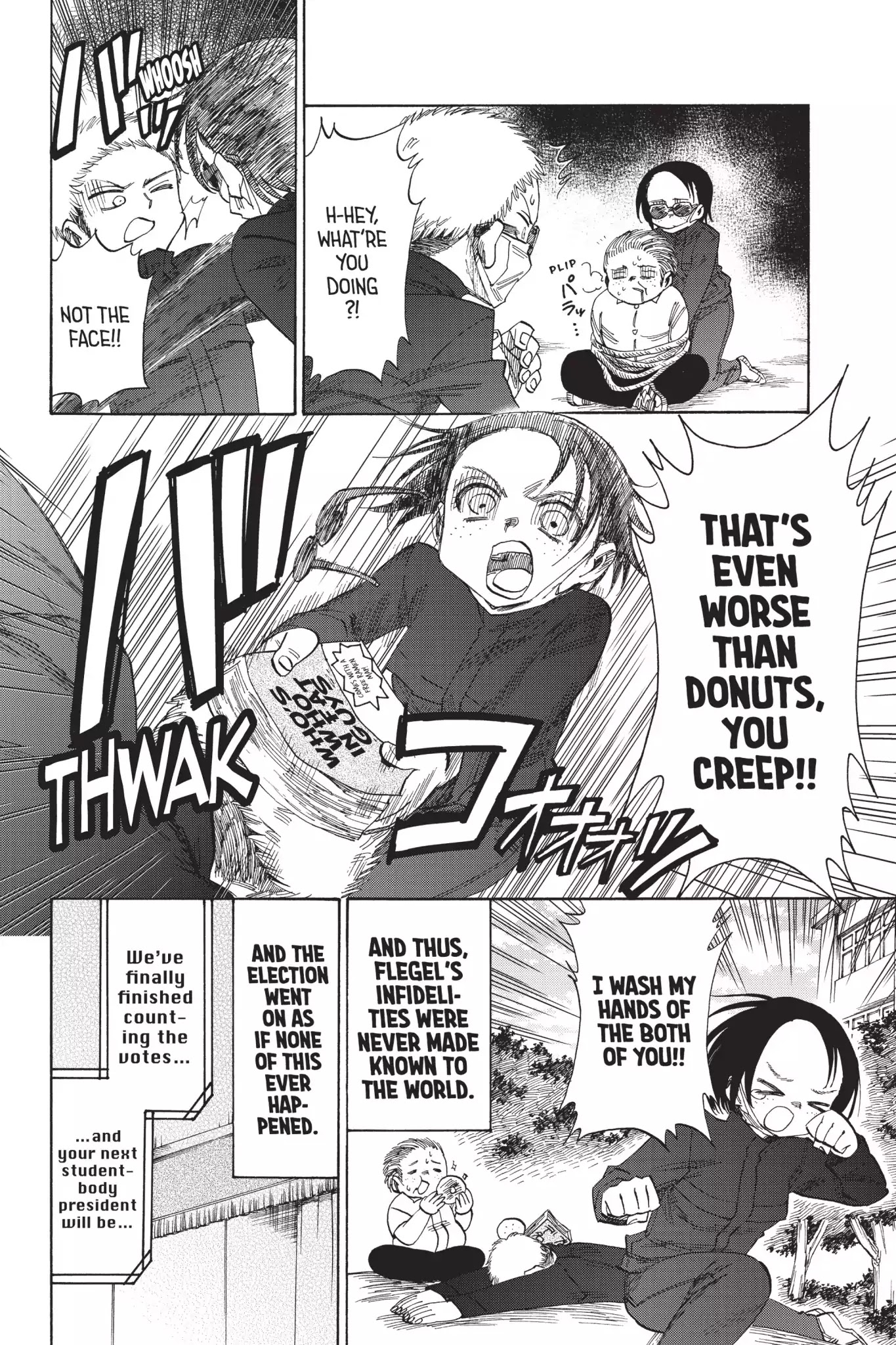 Attack on Titan: Junior High Chapter 40 page 20 - Chapter 40: Vol.3 40th Period: Do, A Donut, A Female Eating