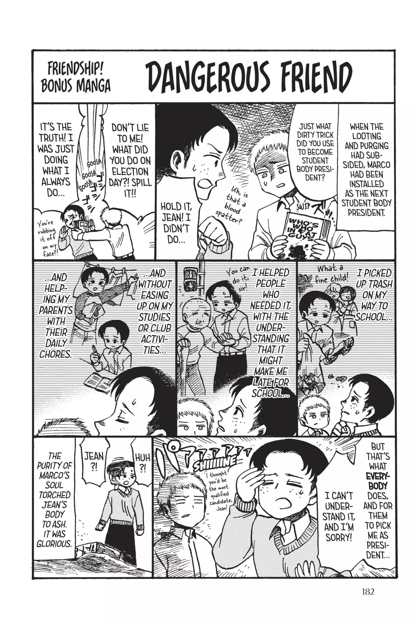 Attack on Titan: Junior High Chapter 40 page 22 - Chapter 40: Vol.3 40th Period: Do, A Donut, A Female Eating