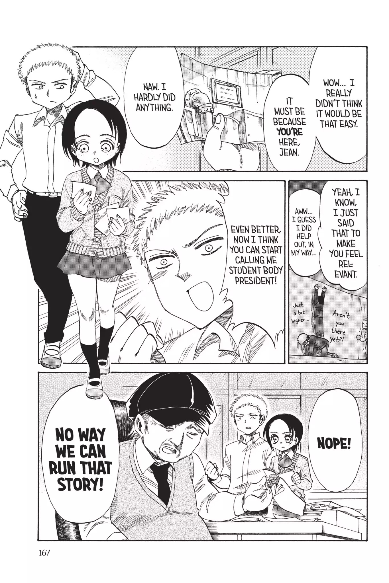 Attack on Titan: Junior High Chapter 40 page 7 - Chapter 40: Vol.3 40th Period: Do, A Donut, A Female Eating