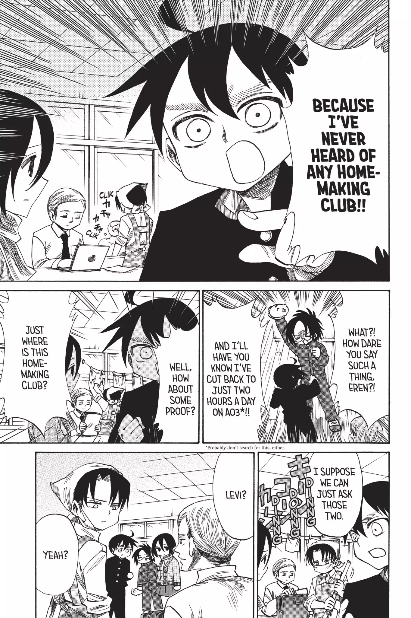 Attack on Titan: Junior High Chapter 41 page 17 - Chapter 41: Vol.3 41st Period: Be-bop Junior High