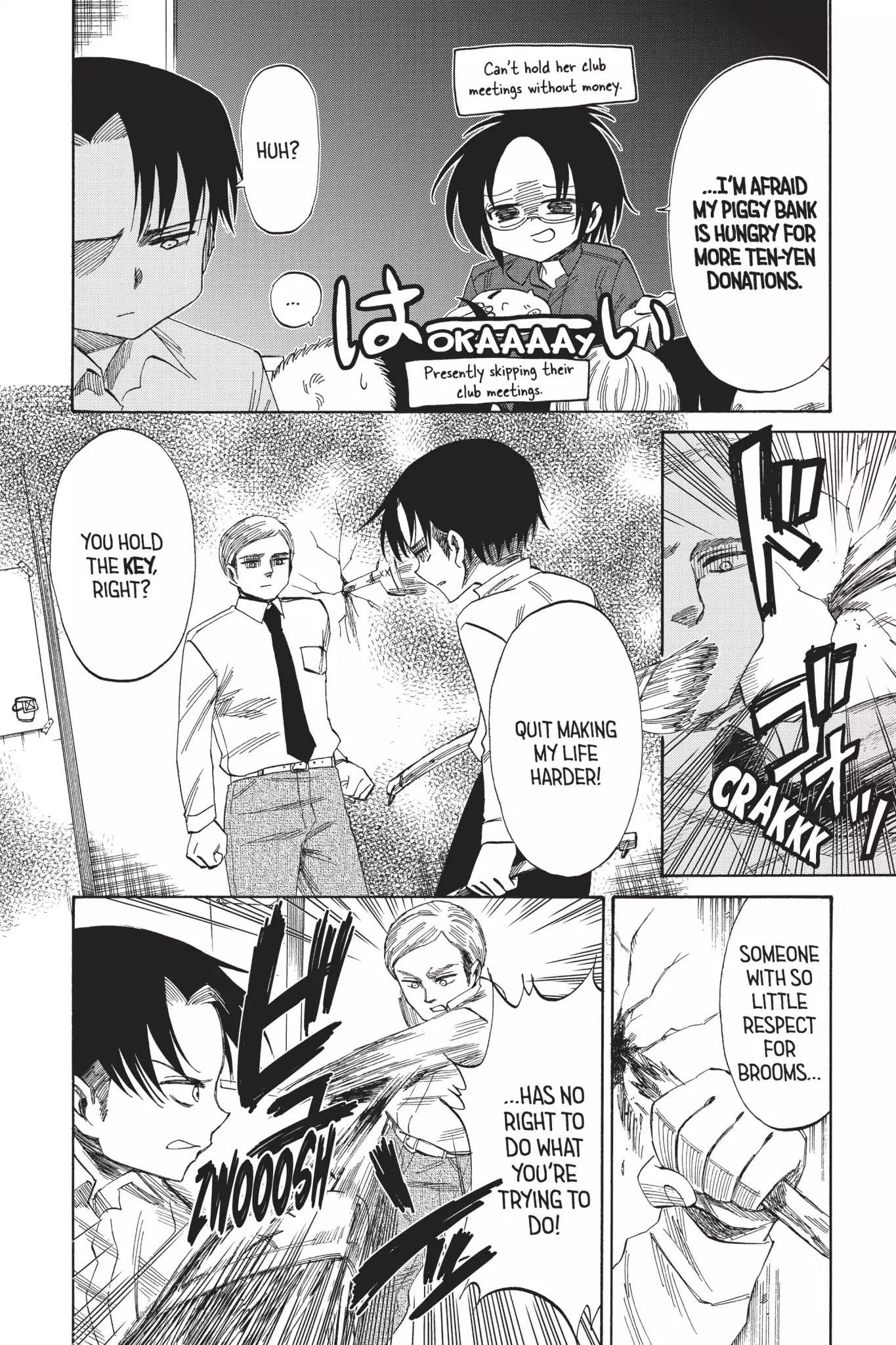 Attack on Titan: Junior High Chapter 41 page 4 - Chapter 41: Vol.3 41st Period: Be-bop Junior High