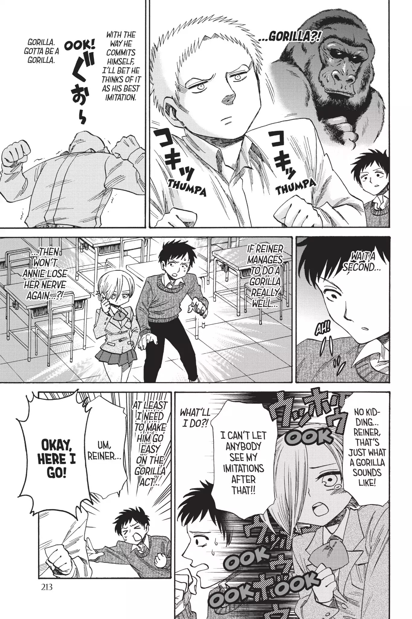 Attack on Titan: Junior High Chapter 42 page 11 - Chapter 42: Vol.3 42nd Period: Clown Bertolt