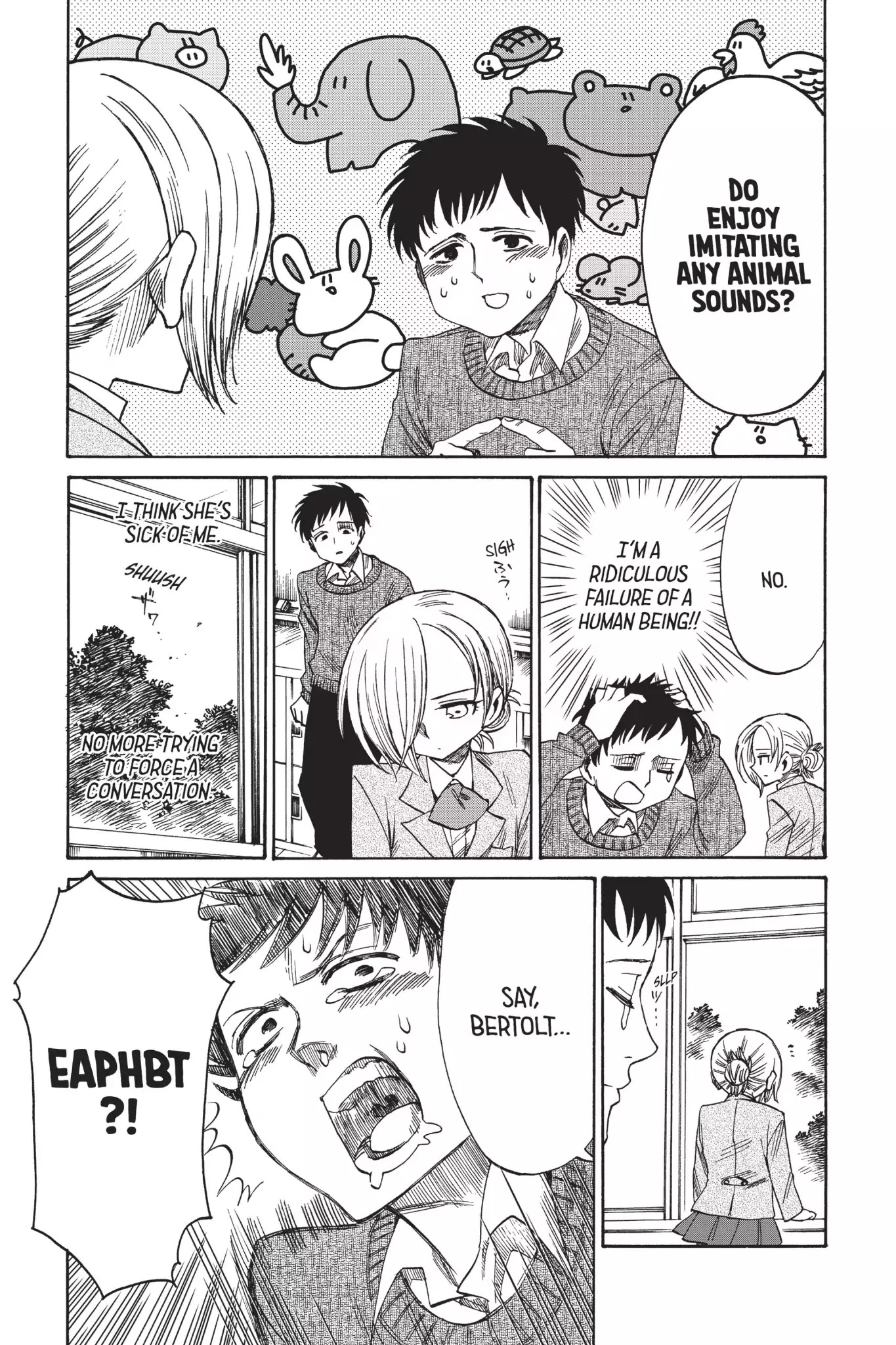 Attack on Titan: Junior High Chapter 42 page 3 - Chapter 42: Vol.3 42nd Period: Clown Bertolt