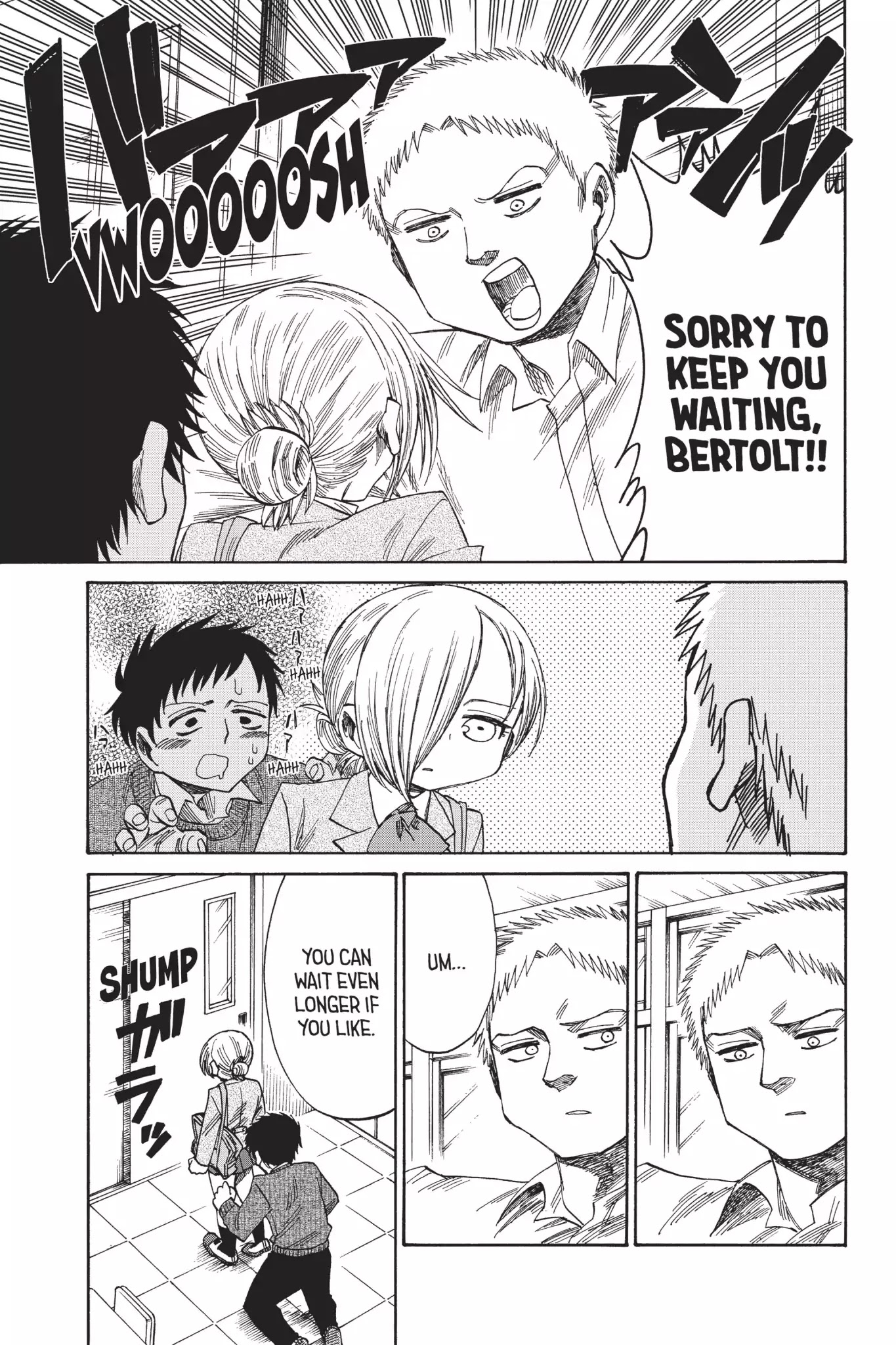 Attack on Titan: Junior High Chapter 42 page 9 - Chapter 42: Vol.3 42nd Period: Clown Bertolt