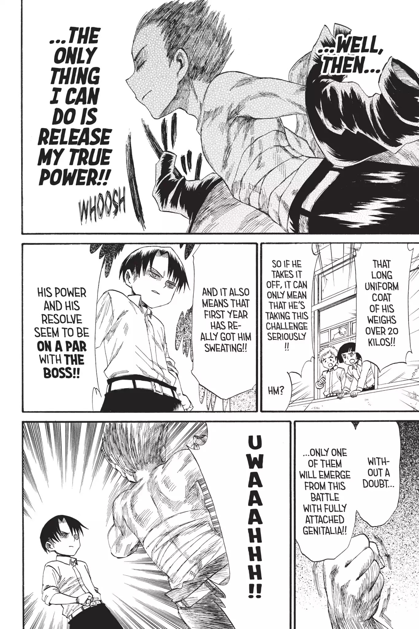 Attack on Titan: Junior High Chapter 43.5 page 6 - Chapter 43.5: Field Trip 3: Be-bop Junior High (Battle Of The Four Kings Of Heaven Edition)