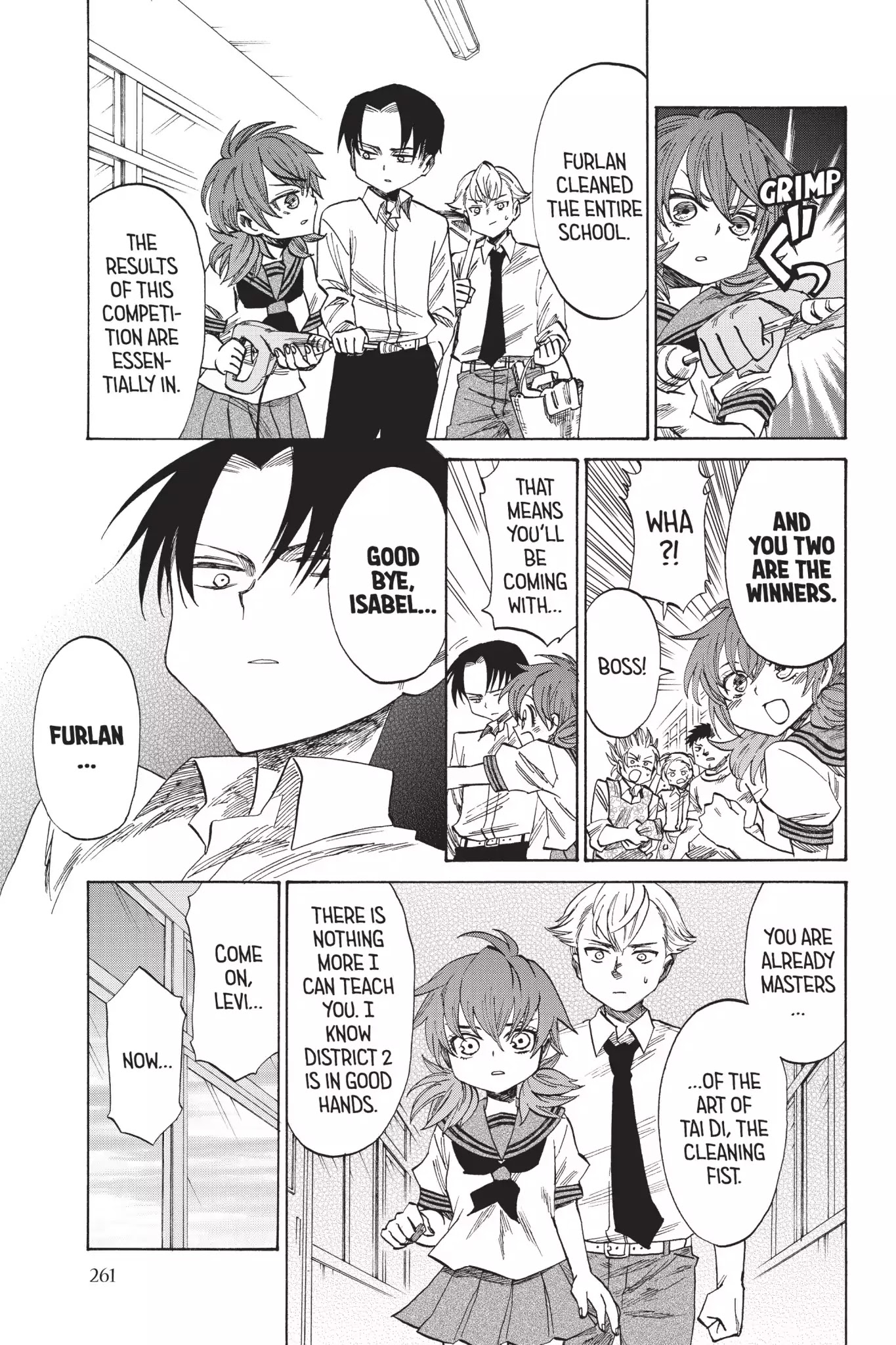 Attack on Titan: Junior High Chapter 43.6 page 11 - Chapter 43.6: Field Trip 4: The Boss Is No Weakling