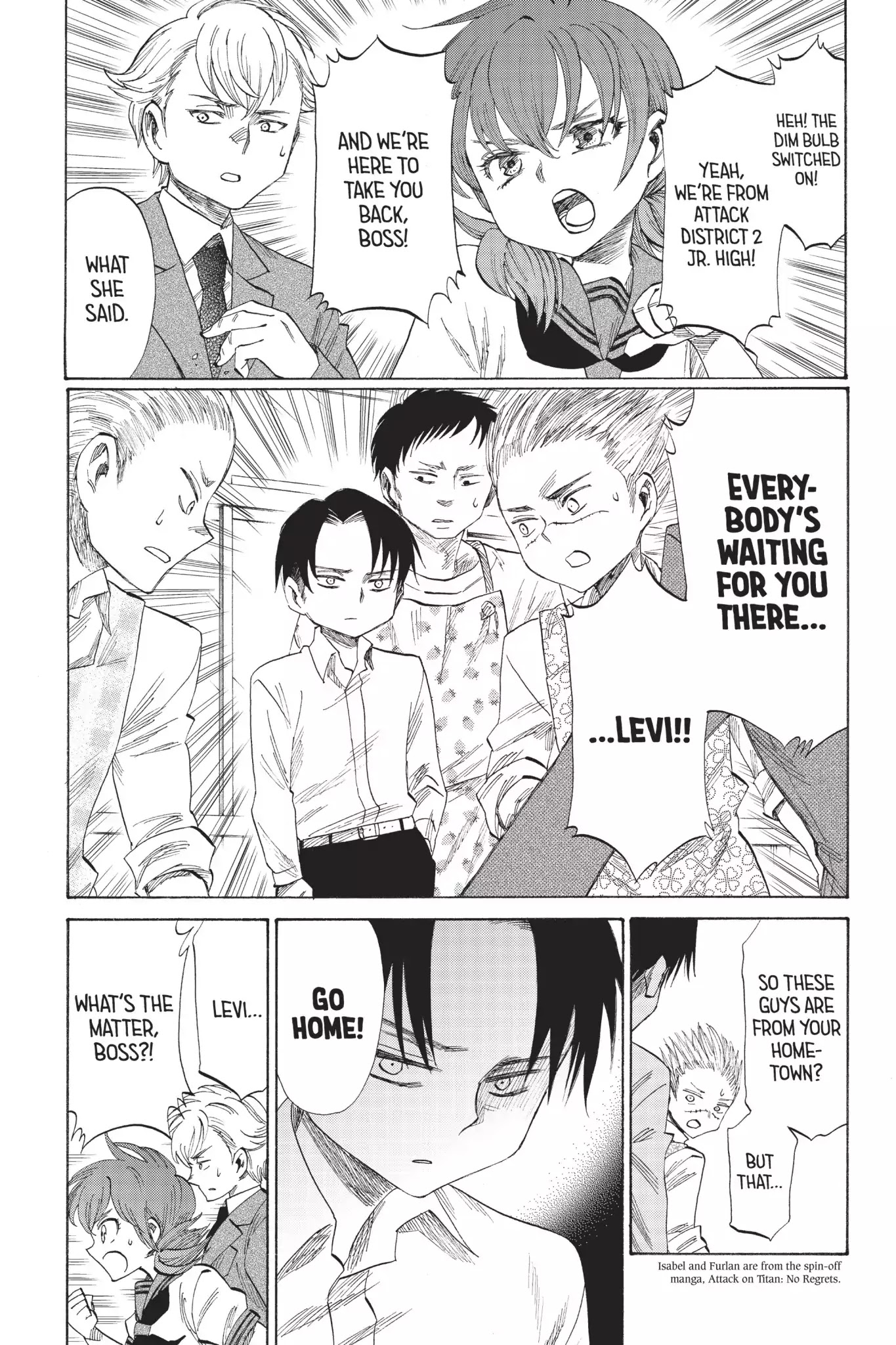 Attack on Titan: Junior High Chapter 43.6 page 3 - Chapter 43.6: Field Trip 4: The Boss Is No Weakling