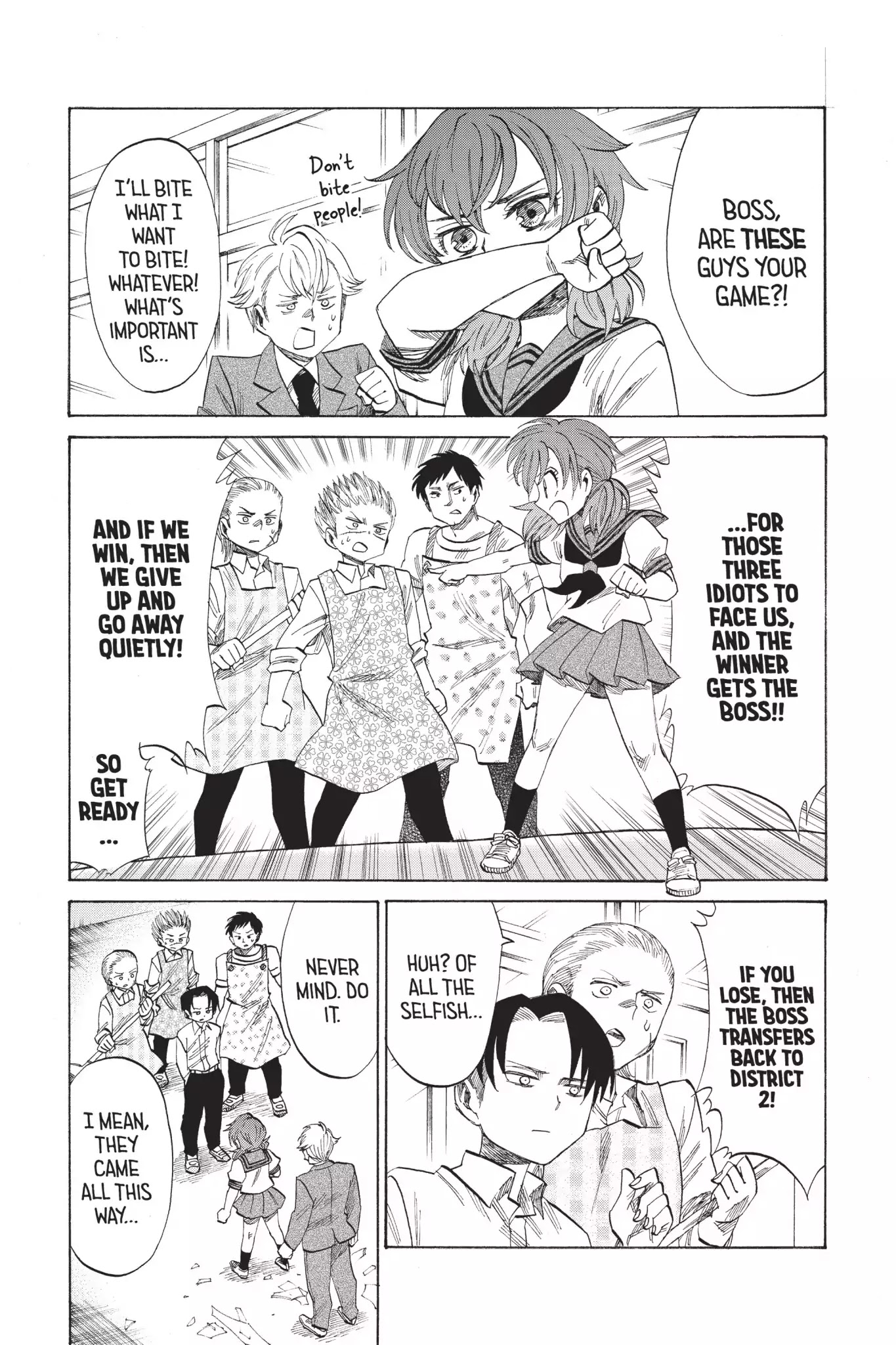 Attack on Titan: Junior High Chapter 43.6 page 5 - Chapter 43.6: Field Trip 4: The Boss Is No Weakling