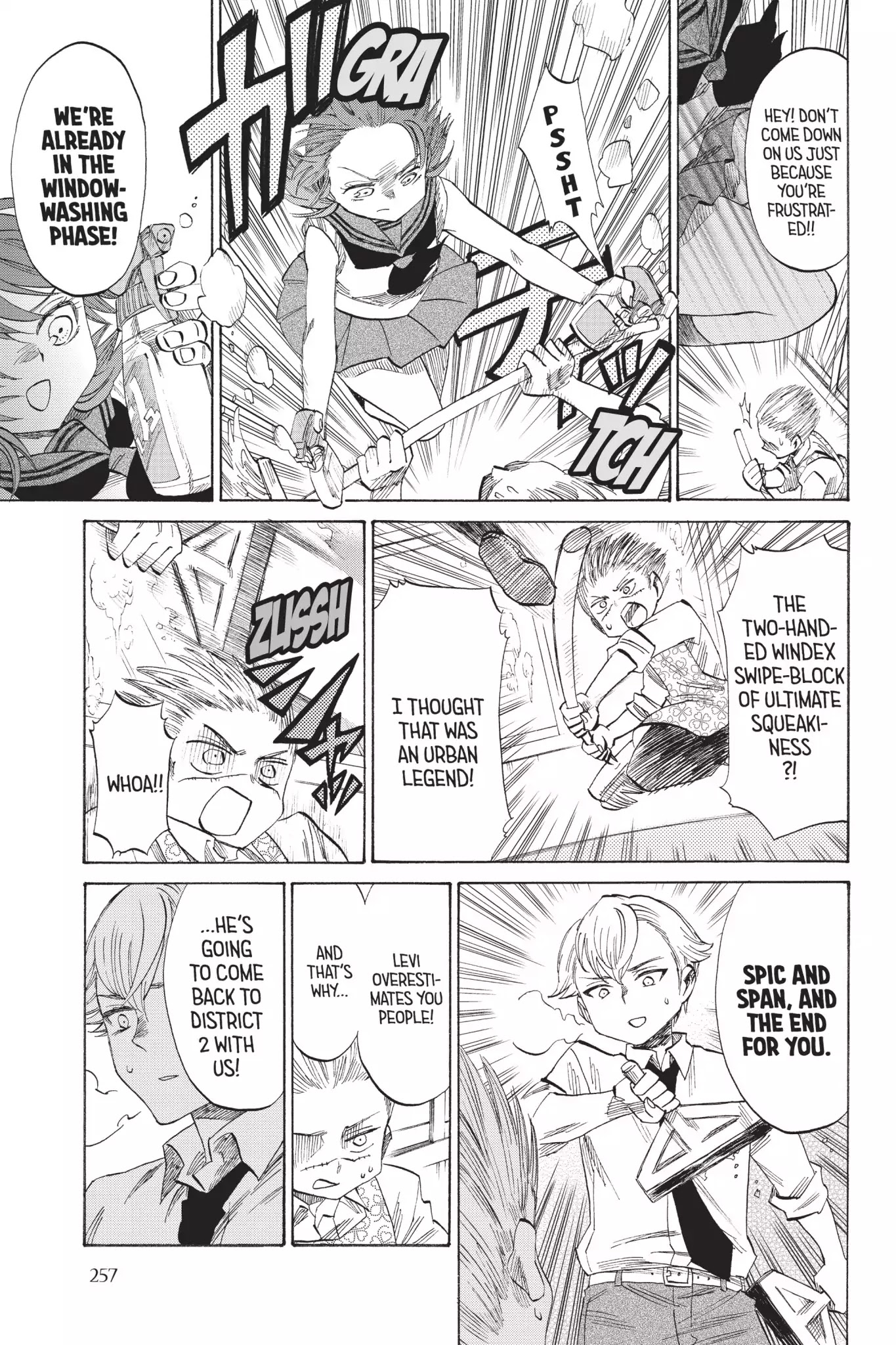 Attack on Titan: Junior High Chapter 43.6 page 7 - Chapter 43.6: Field Trip 4: The Boss Is No Weakling