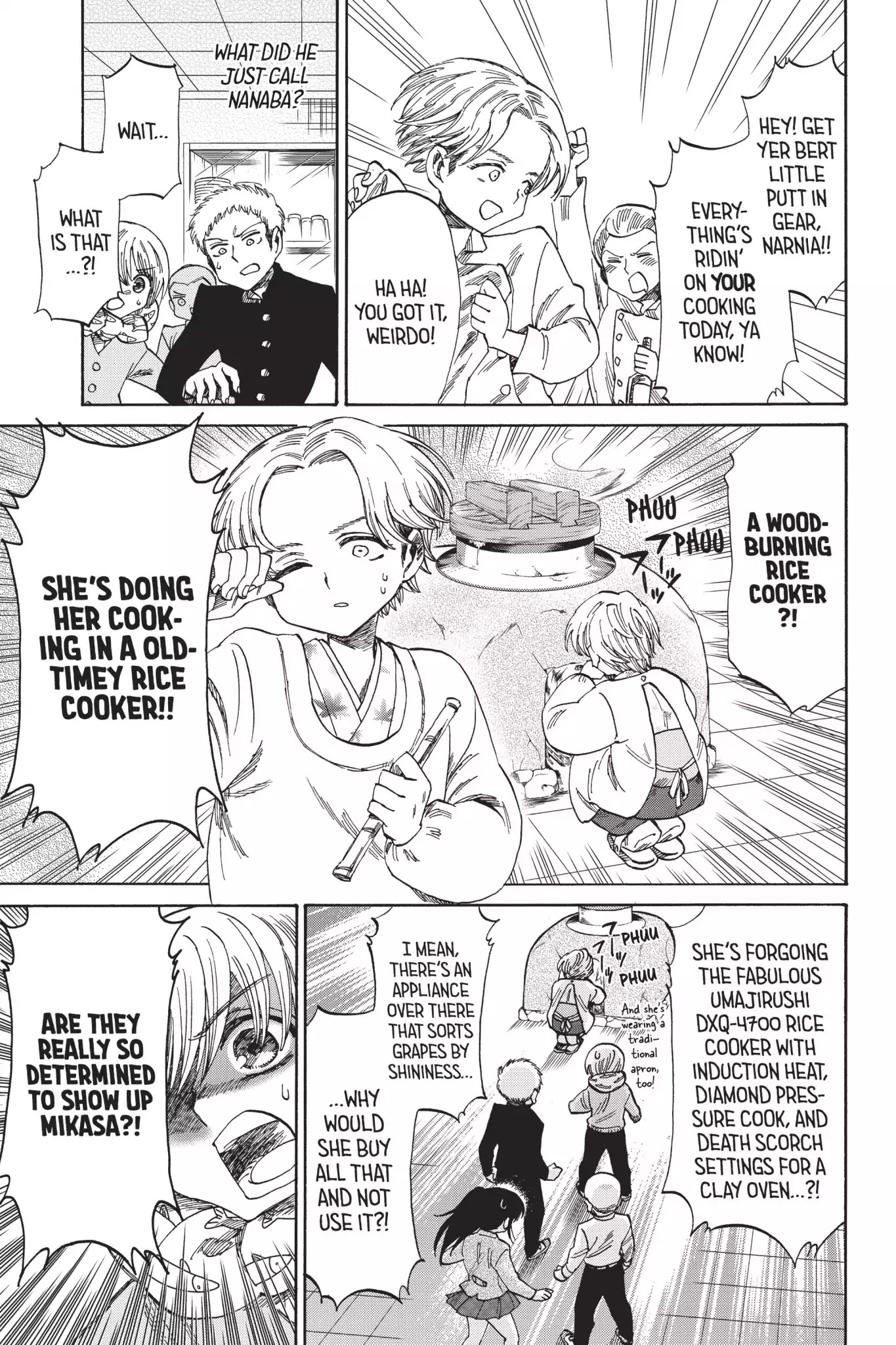 Attack on Titan: Junior High Chapter 43 page 11 - Chapter 43: Vol.3 43rd Period: Iron Chef (14 Yrs Old)