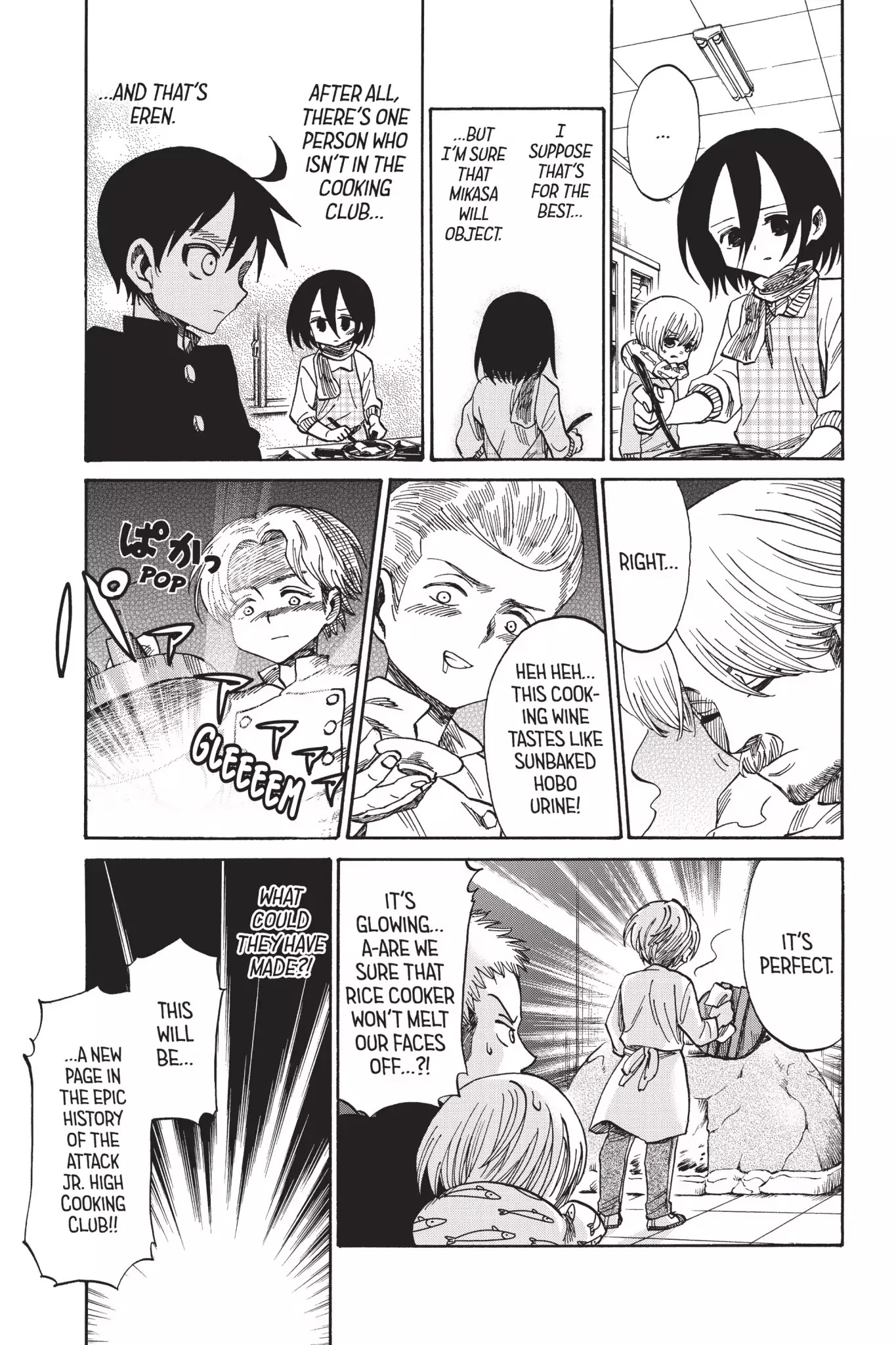 Attack on Titan: Junior High Chapter 43 page 13 - Chapter 43: Vol.3 43rd Period: Iron Chef (14 Yrs Old)