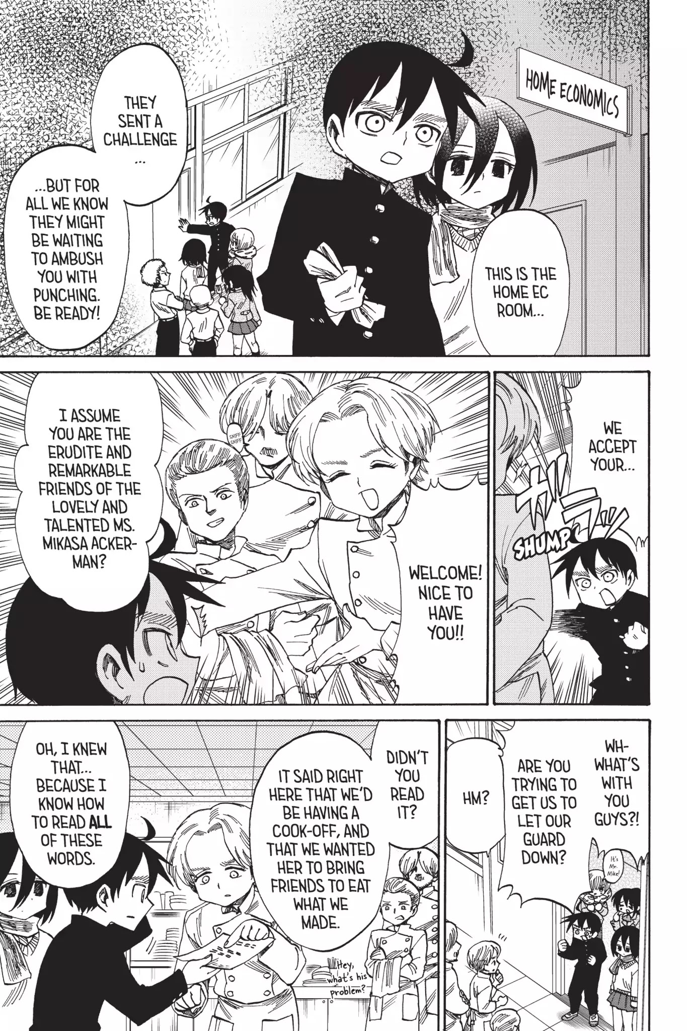 Attack on Titan: Junior High Chapter 43 page 3 - Chapter 43: Vol.3 43rd Period: Iron Chef (14 Yrs Old)