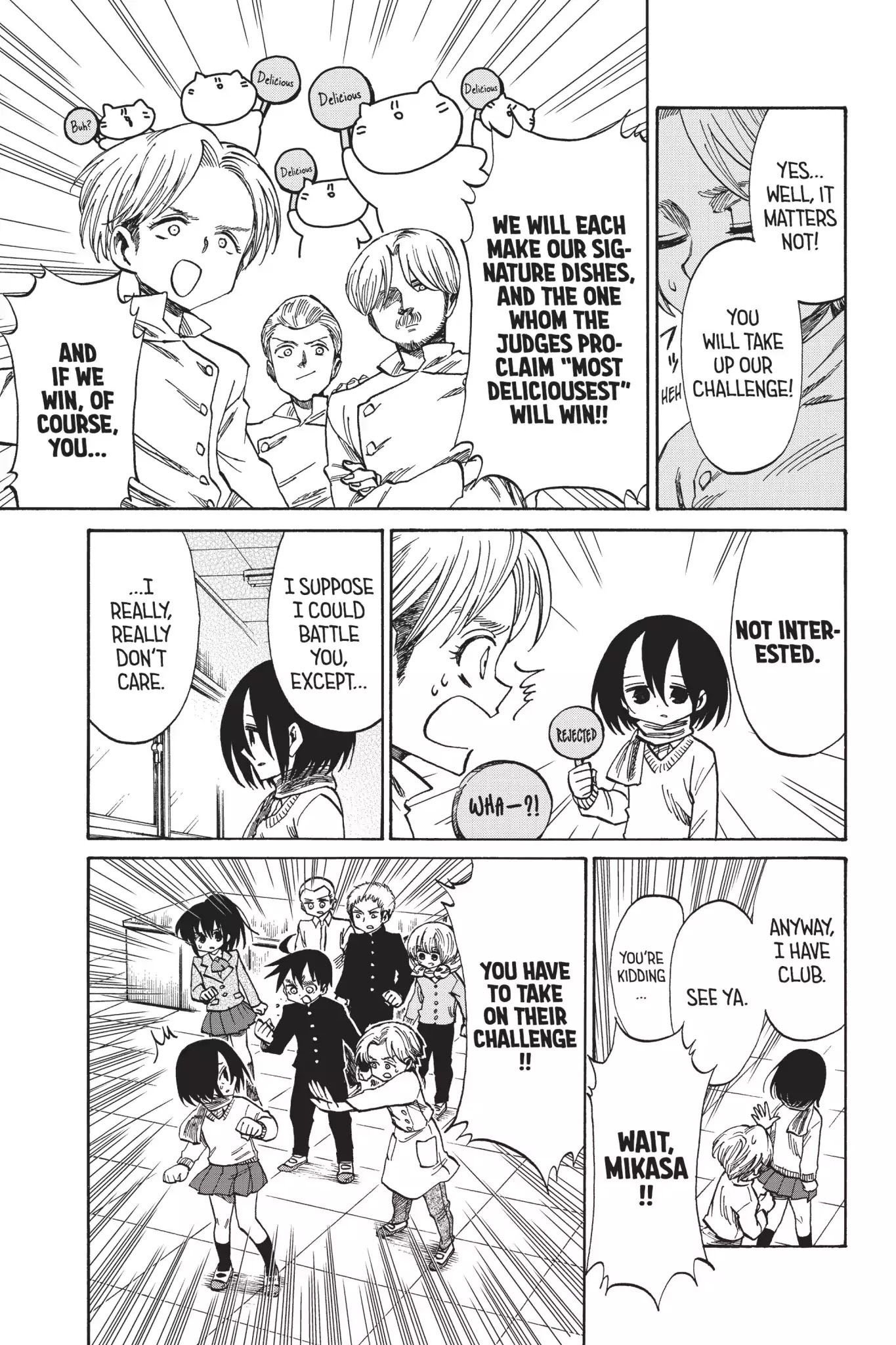 Attack on Titan: Junior High Chapter 43 page 5 - Chapter 43: Vol.3 43rd Period: Iron Chef (14 Yrs Old)