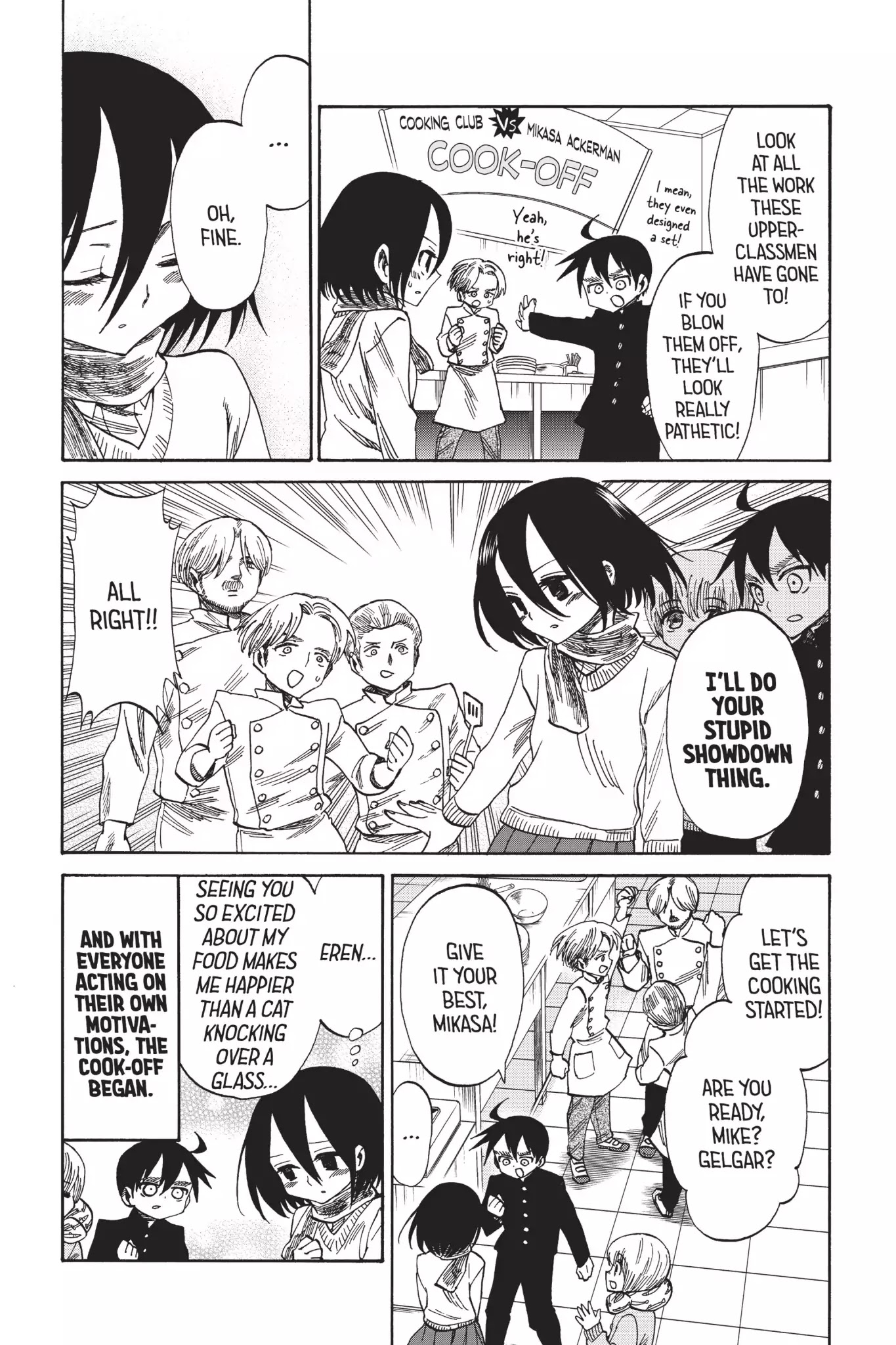 Attack on Titan: Junior High Chapter 43 page 6 - Chapter 43: Vol.3 43rd Period: Iron Chef (14 Yrs Old)