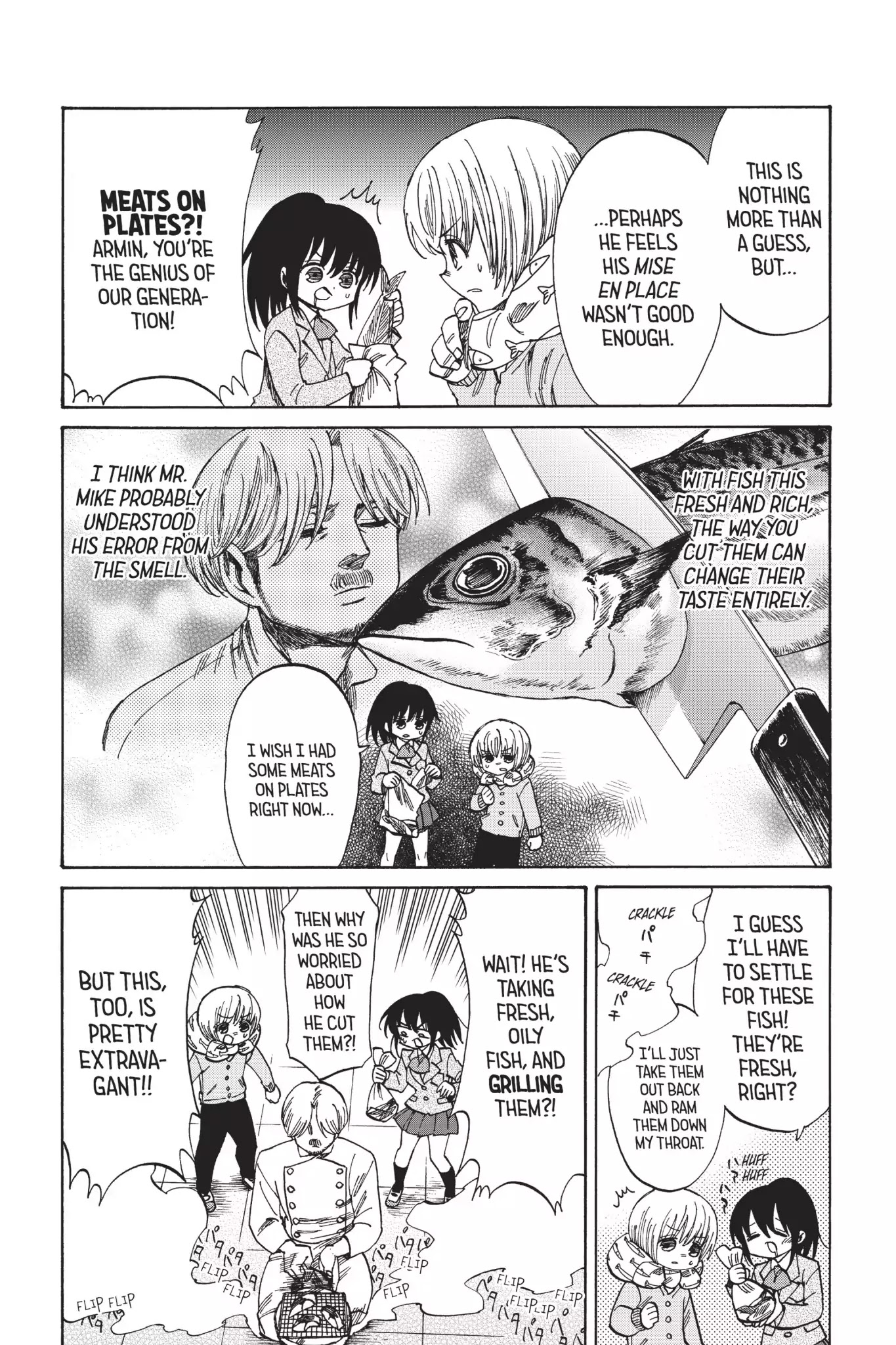 Attack on Titan: Junior High Chapter 43 page 8 - Chapter 43: Vol.3 43rd Period: Iron Chef (14 Yrs Old)