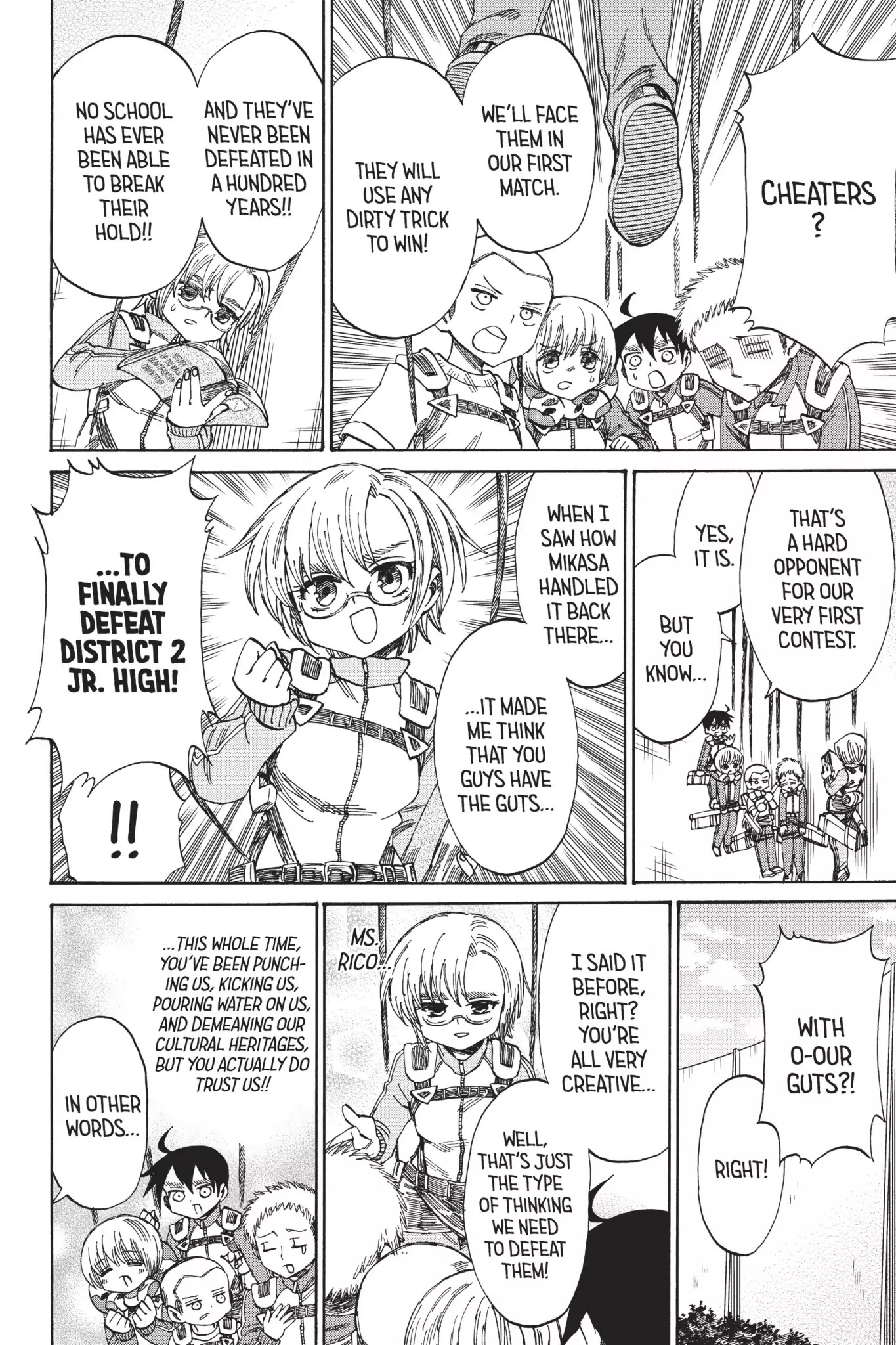 Attack on Titan: Junior High Chapter 44 page 14 - Chapter 44: Vol.3 44th Period: I'll Expunge The Dirt