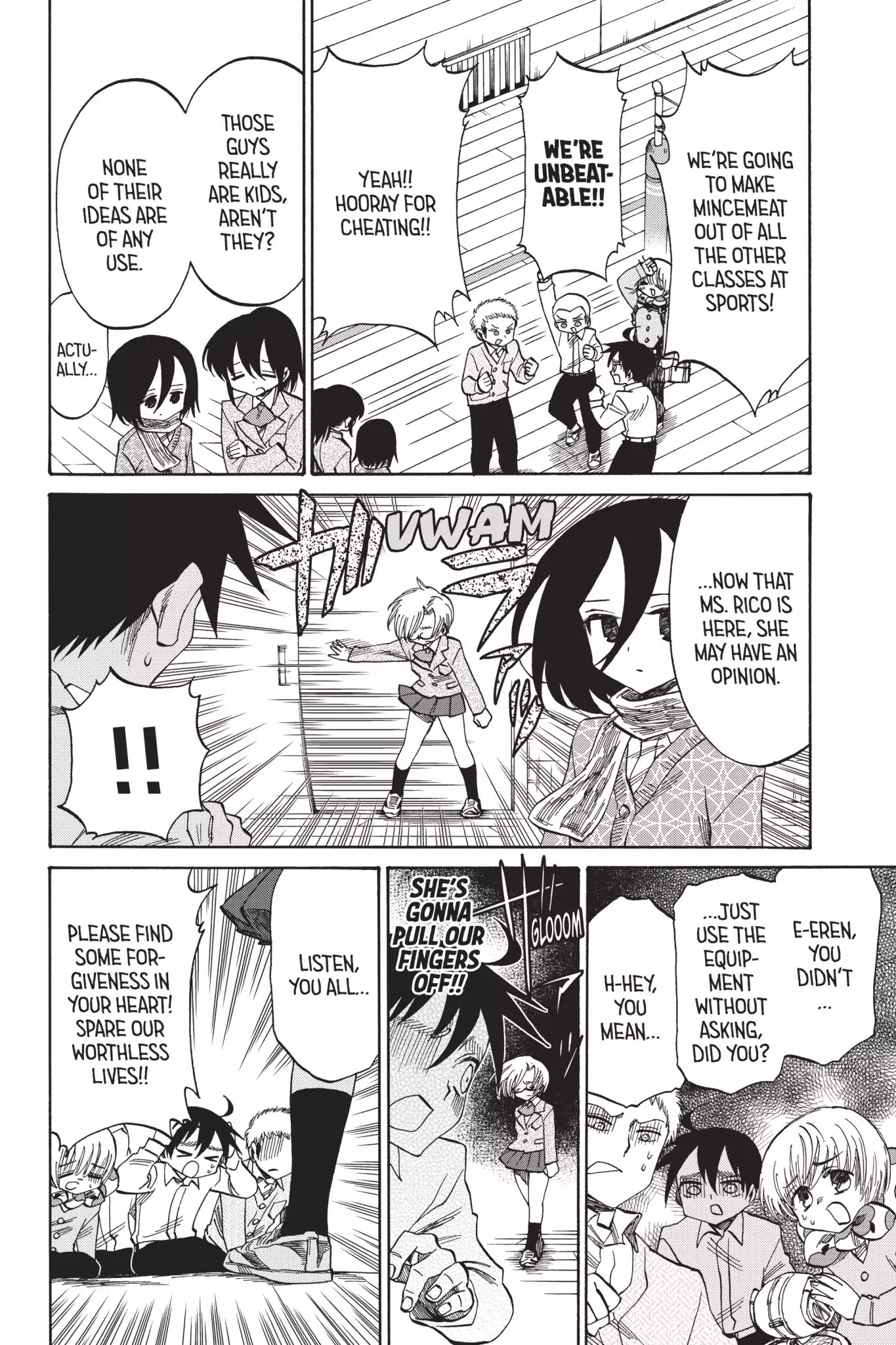 Attack on Titan: Junior High Chapter 44 page 4 - Chapter 44: Vol.3 44th Period: I'll Expunge The Dirt