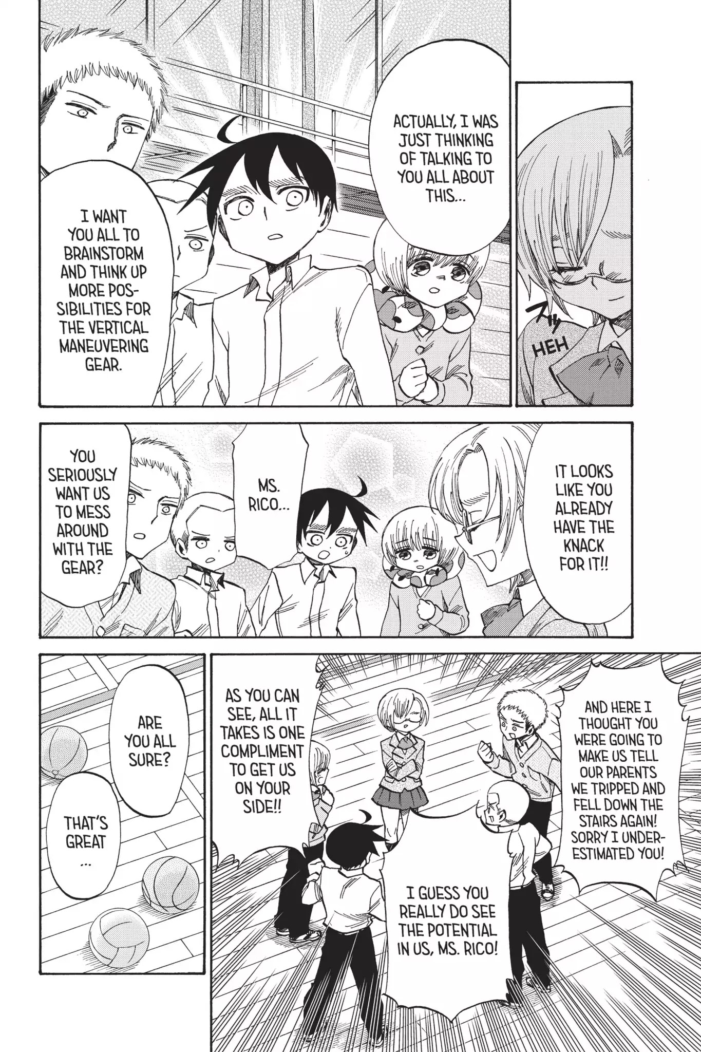 Attack on Titan: Junior High Chapter 44 page 6 - Chapter 44: Vol.3 44th Period: I'll Expunge The Dirt