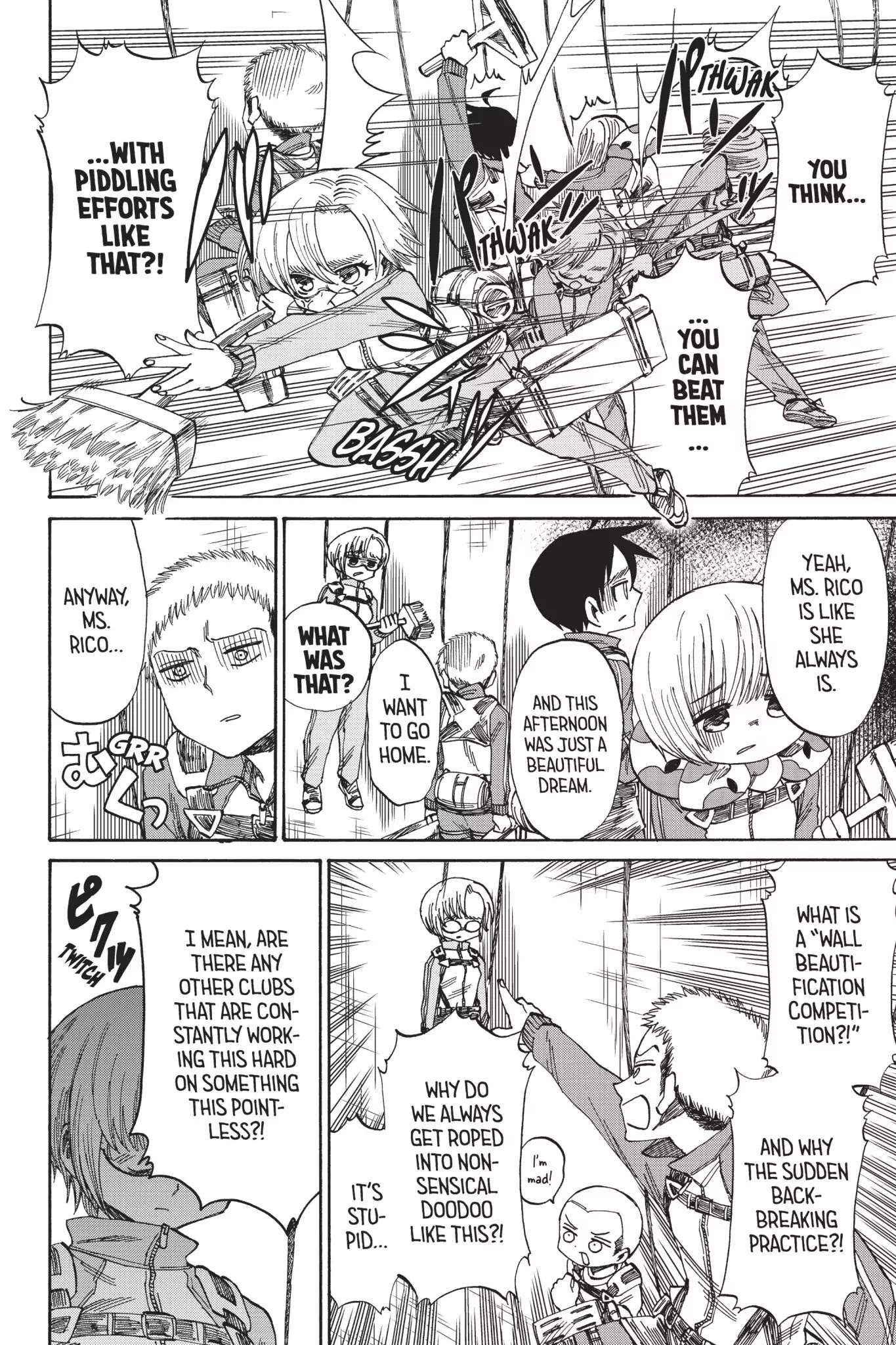 Attack on Titan: Junior High Chapter 44 page 8 - Chapter 44: Vol.3 44th Period: I'll Expunge The Dirt