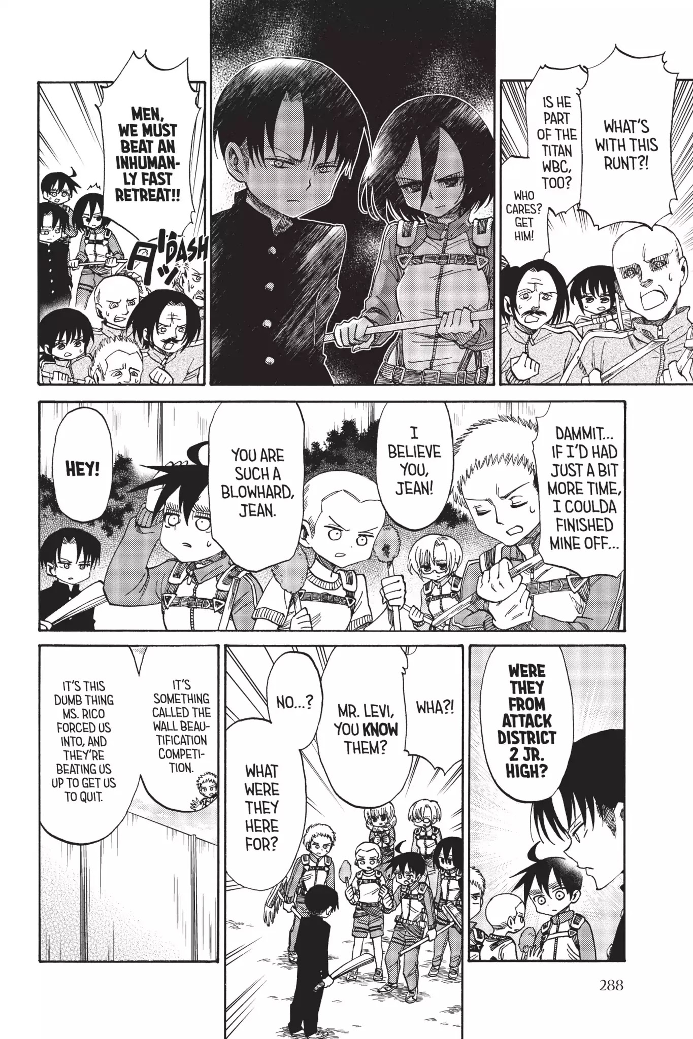 Attack on Titan: Junior High Chapter 45 page 10 - Chapter 45: Vol.3 45th Period: Final Battle! The Wall Beautification Contest
