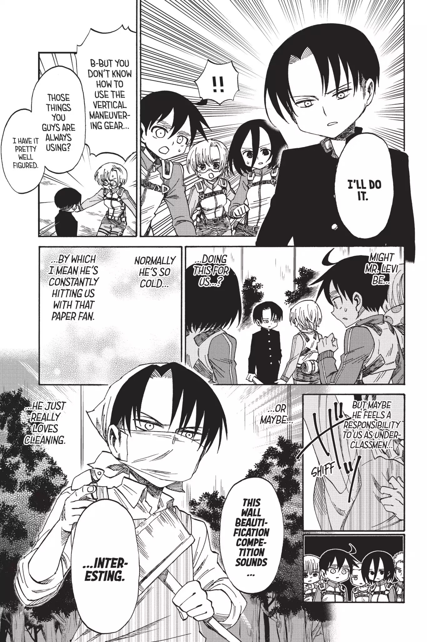 Attack on Titan: Junior High Chapter 45 page 13 - Chapter 45: Vol.3 45th Period: Final Battle! The Wall Beautification Contest