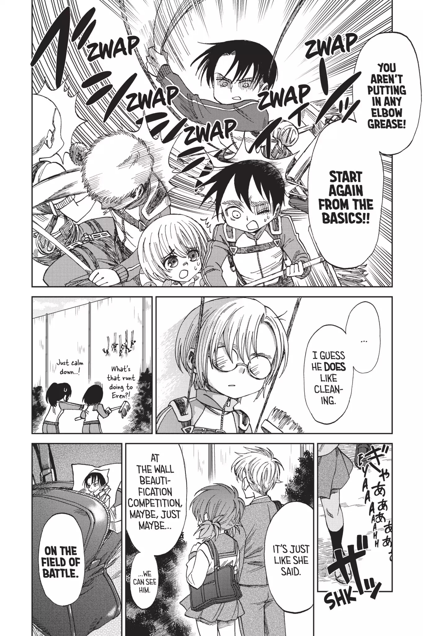 Attack on Titan: Junior High Chapter 45 page 22 - Chapter 45: Vol.3 45th Period: Final Battle! The Wall Beautification Contest