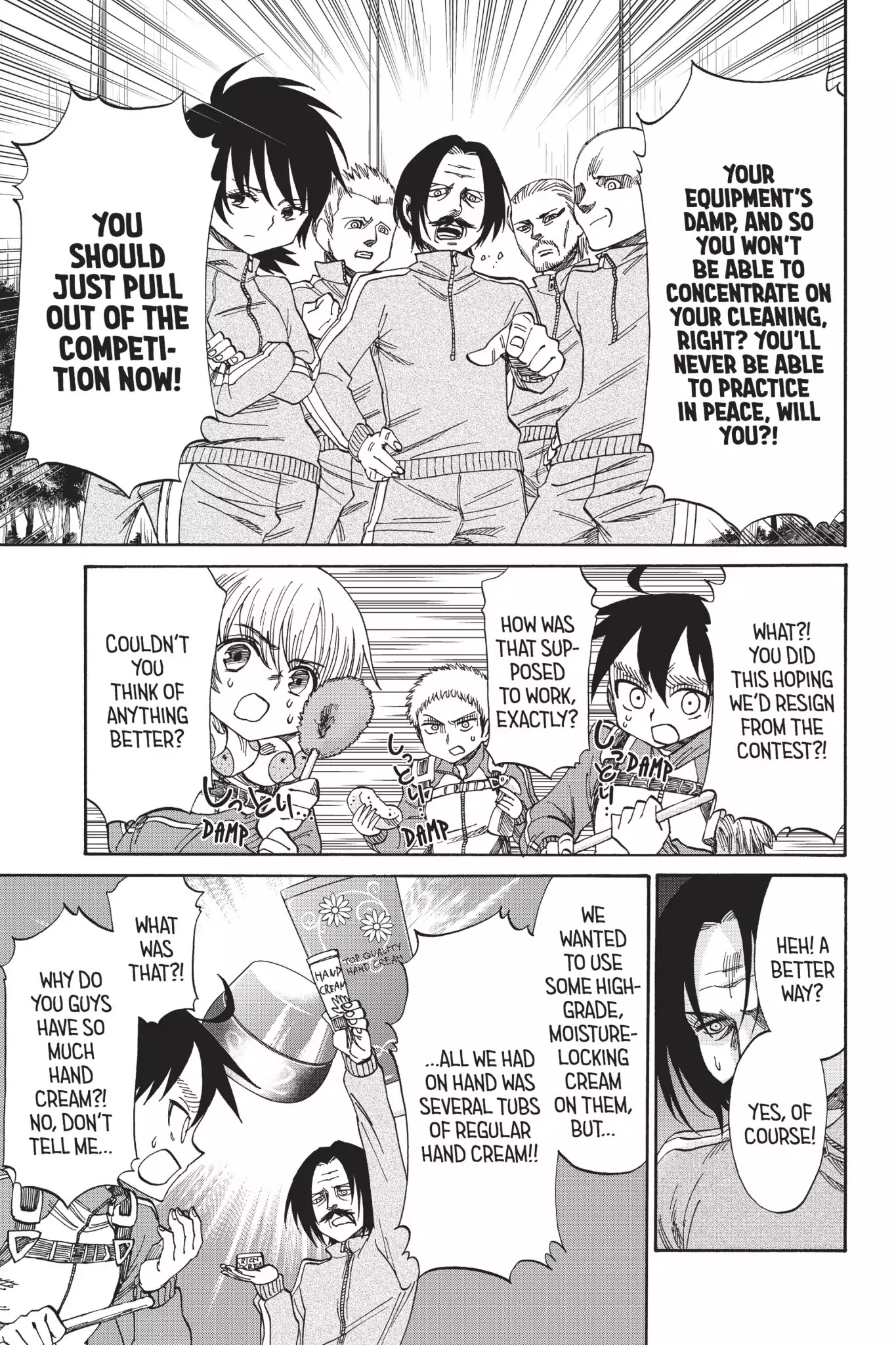 Attack on Titan: Junior High Chapter 45 page 3 - Chapter 45: Vol.3 45th Period: Final Battle! The Wall Beautification Contest
