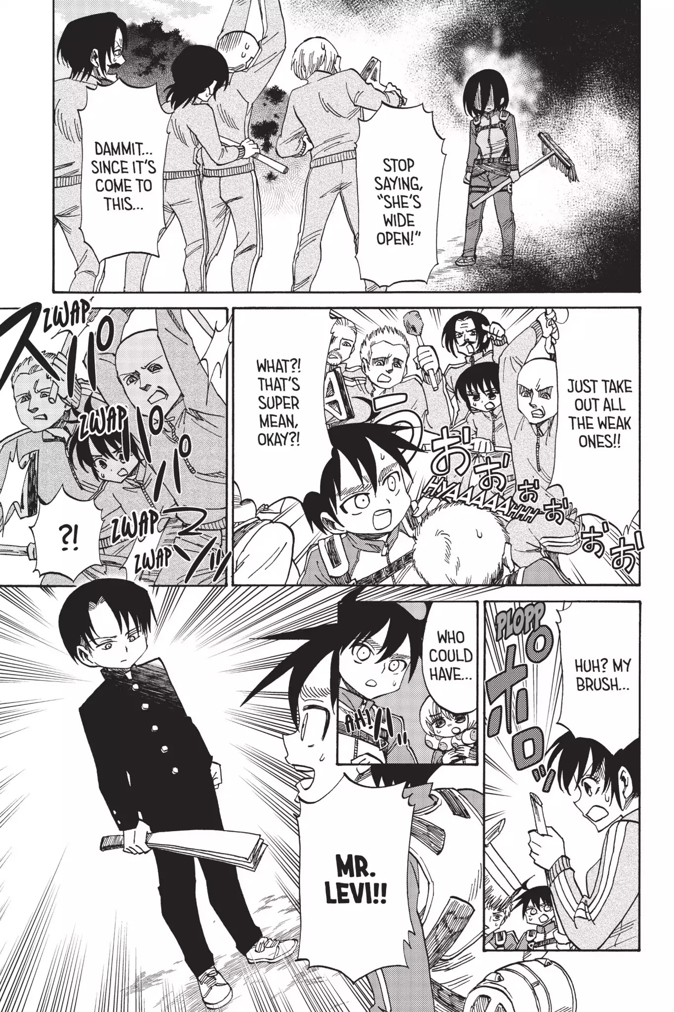Attack on Titan: Junior High Chapter 45 page 9 - Chapter 45: Vol.3 45th Period: Final Battle! The Wall Beautification Contest