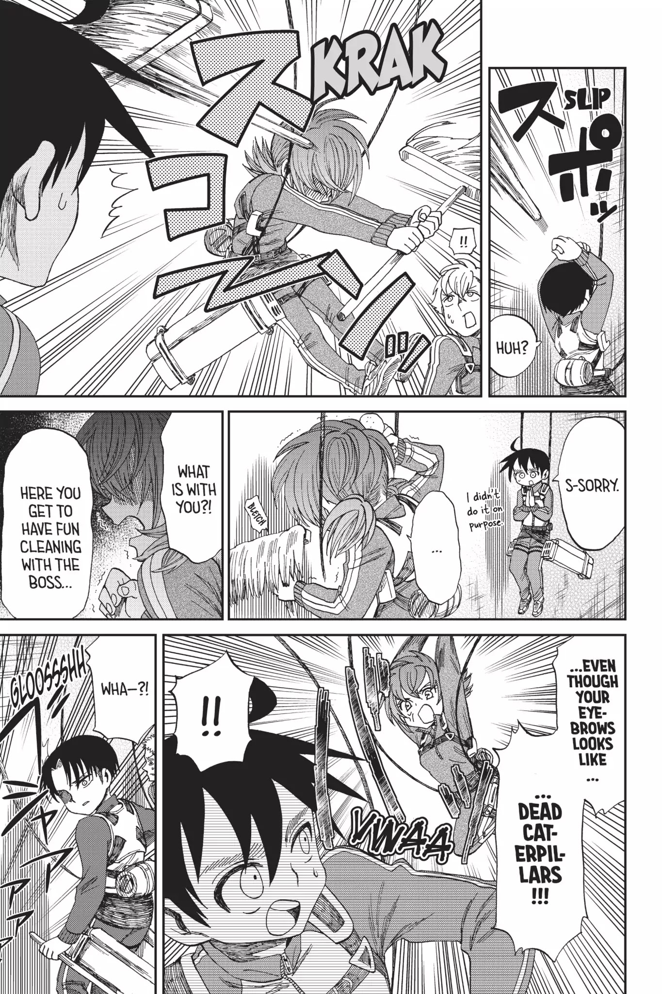 Attack on Titan: Junior High Chapter 46 page 17 - Chapter 46: Vol.3 46th Period: The Conclusion, No Regrets