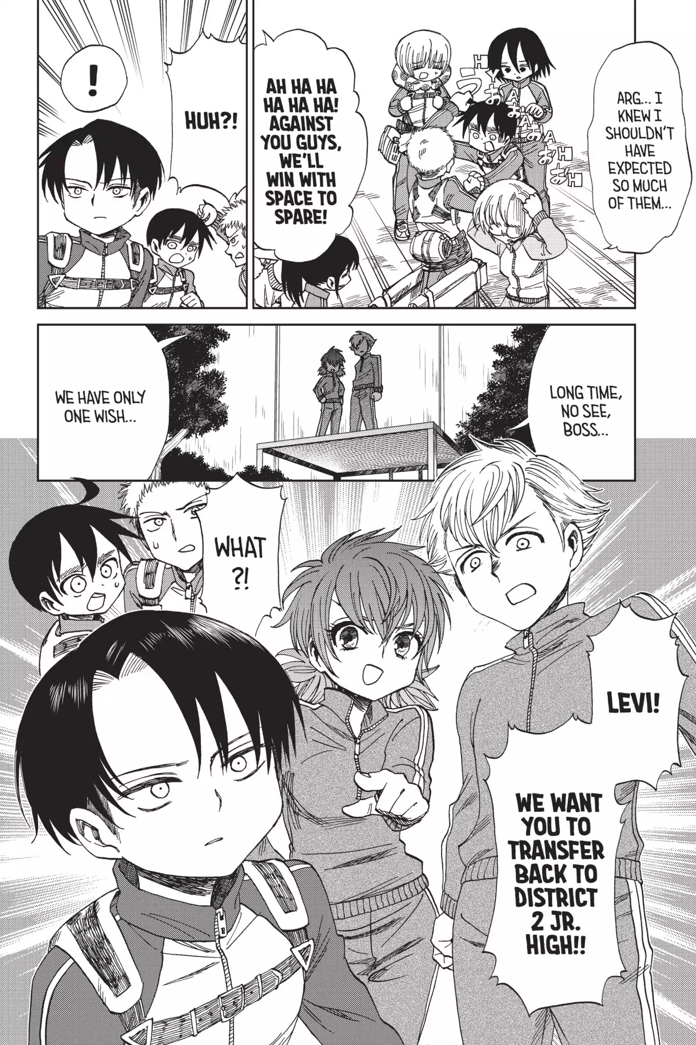 Attack on Titan: Junior High Chapter 46 page 2 - Chapter 46: Vol.3 46th Period: The Conclusion, No Regrets